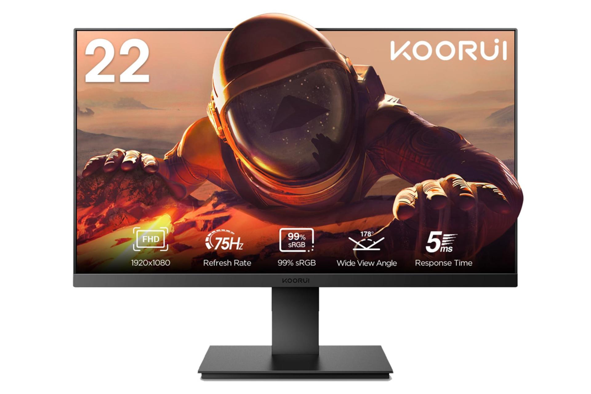 رزولوشن و کیفیت تصویر مانیتور کووری 22 اینچ مدل 22N1