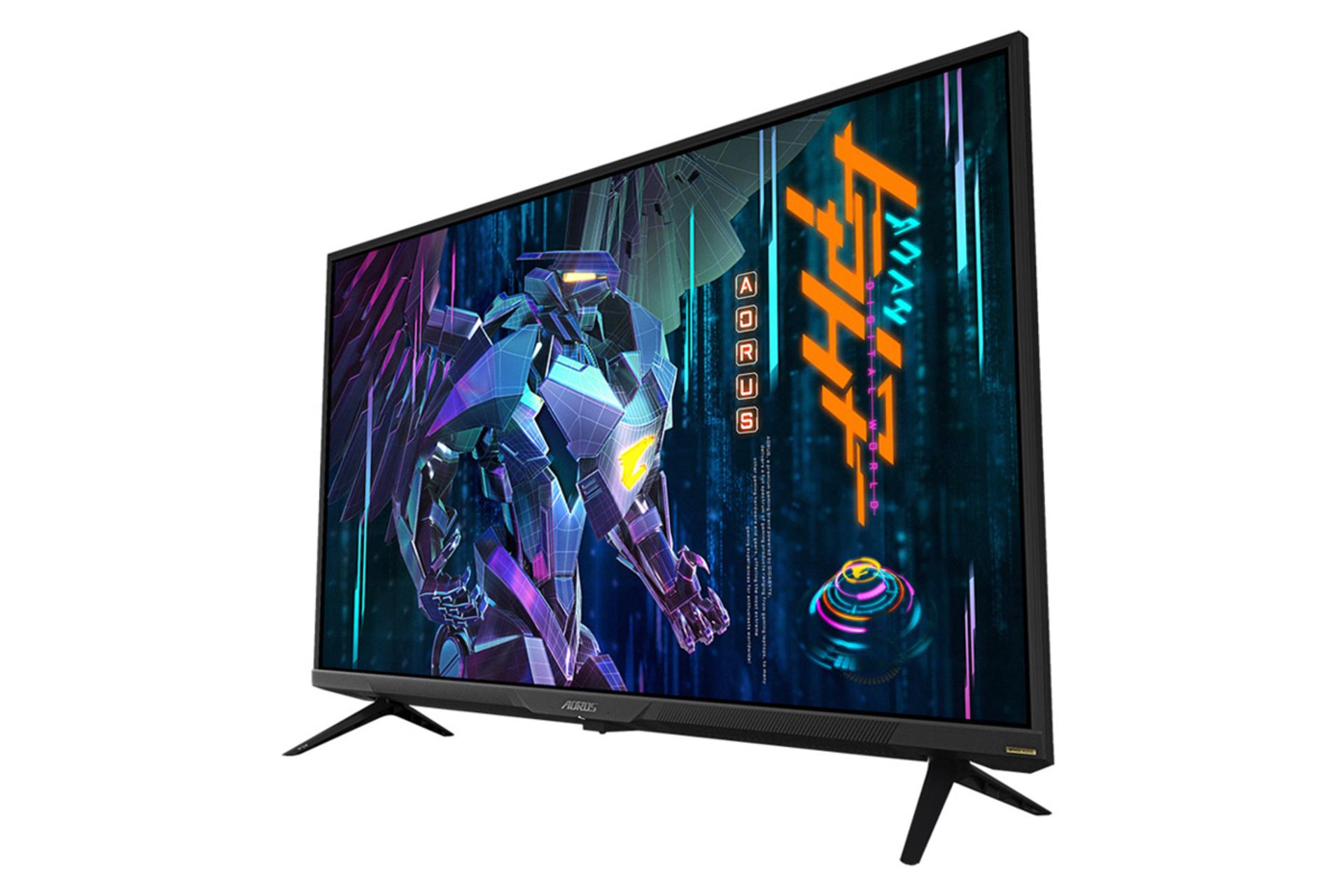 ابعاد و اندازه مانیتور گیگابایت 43.4 اینچ مدل AORUS FV43U