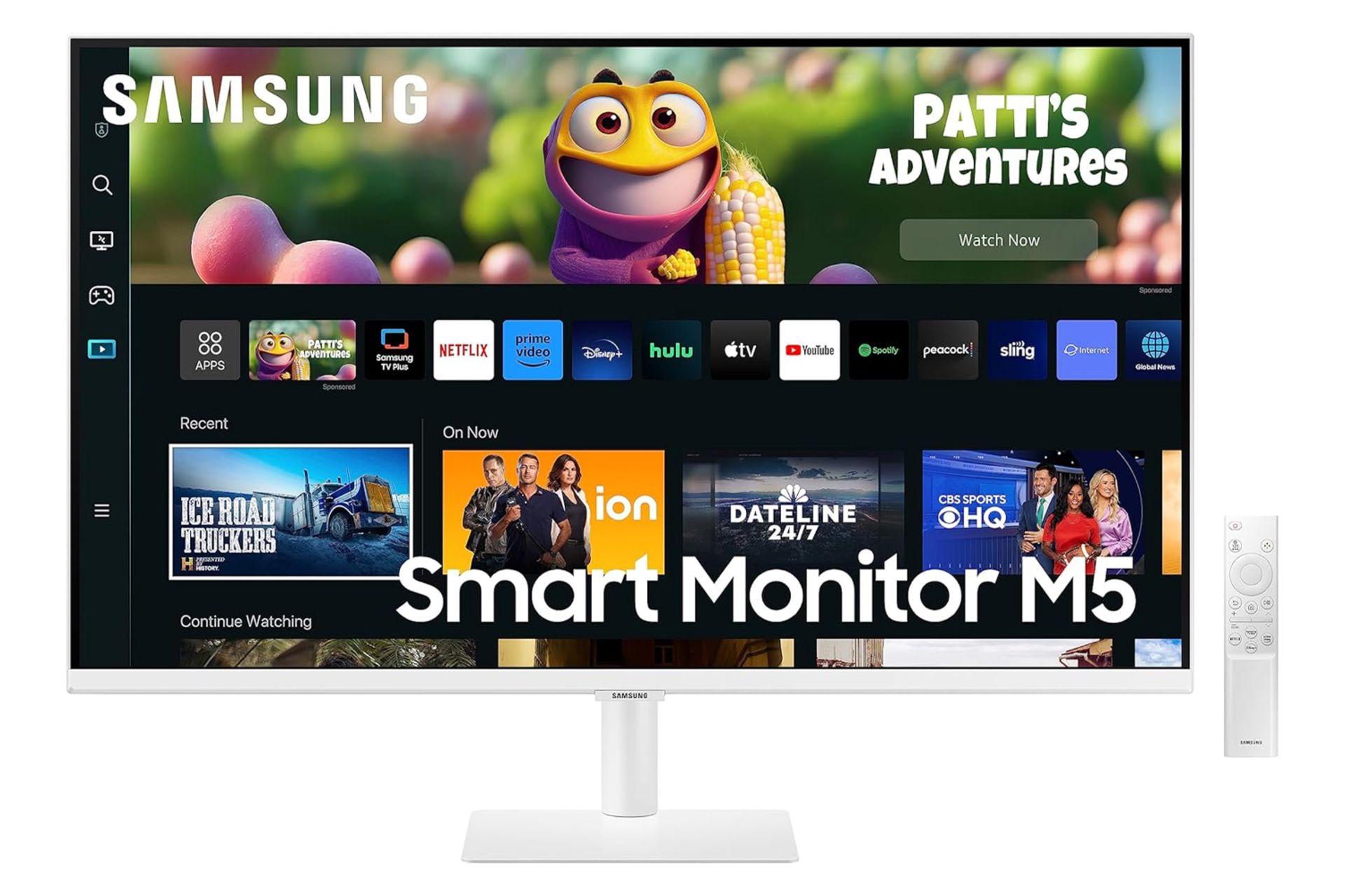 رزولوشن و کیفیت تصویر مانیتور سامسونگ 27 اینچ مدل M50C Smart Monitor M5