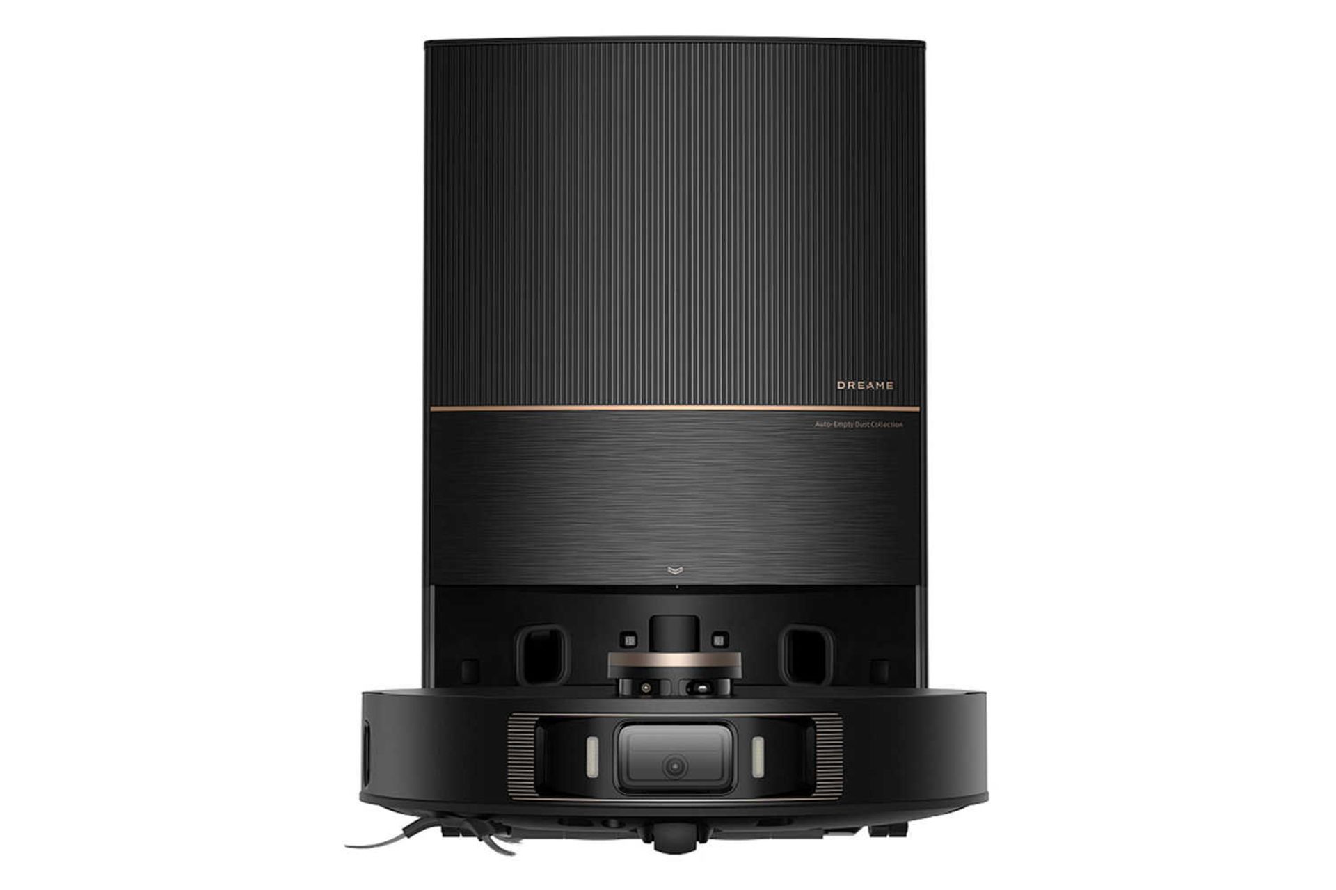 نمای جلوی جارو رباتیک دریم L30 Ultra به همراه مخزن تخلیه خودکار