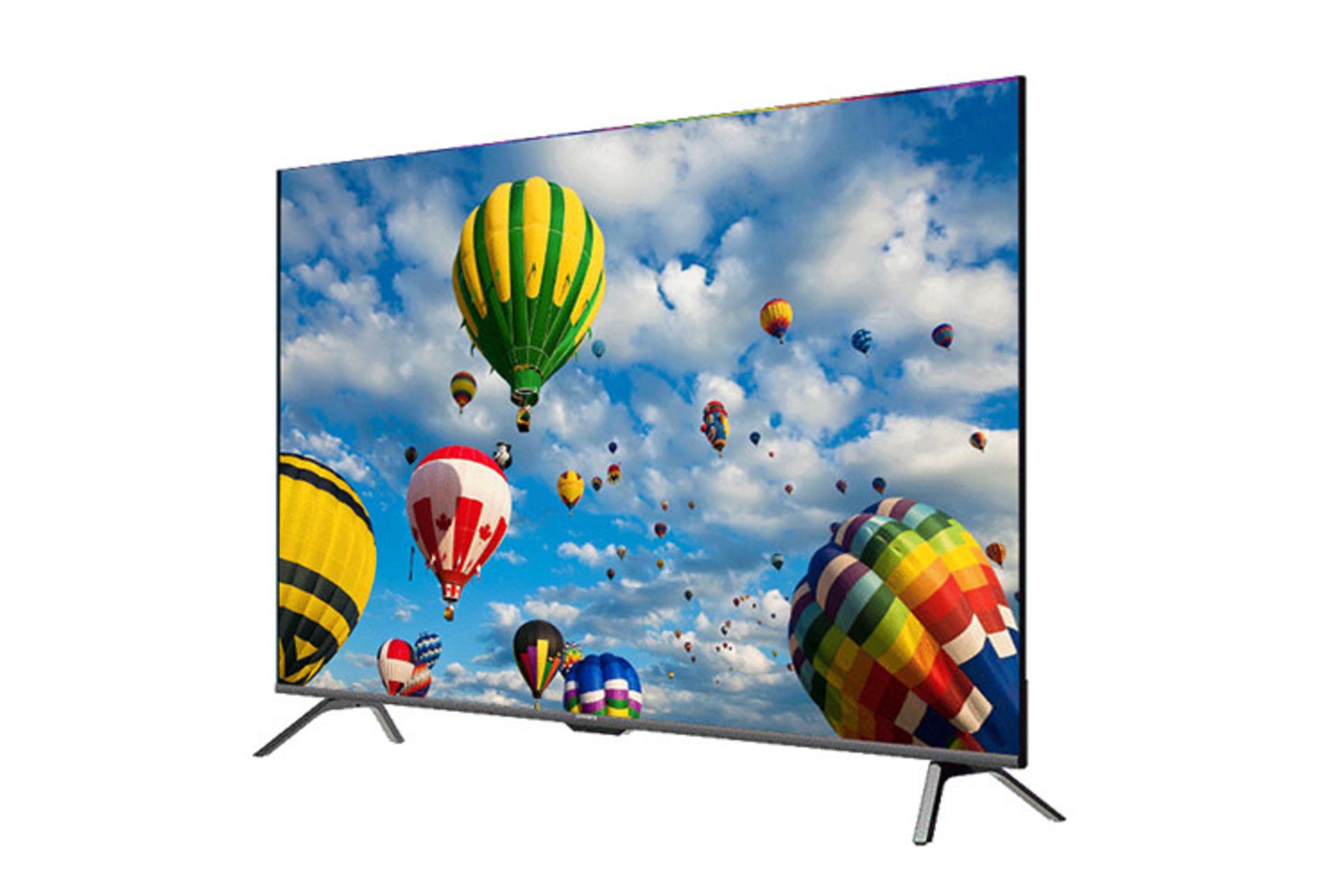 تلویزیون ایکس ویژن X.Vision XYU795B نمای جلو و راست