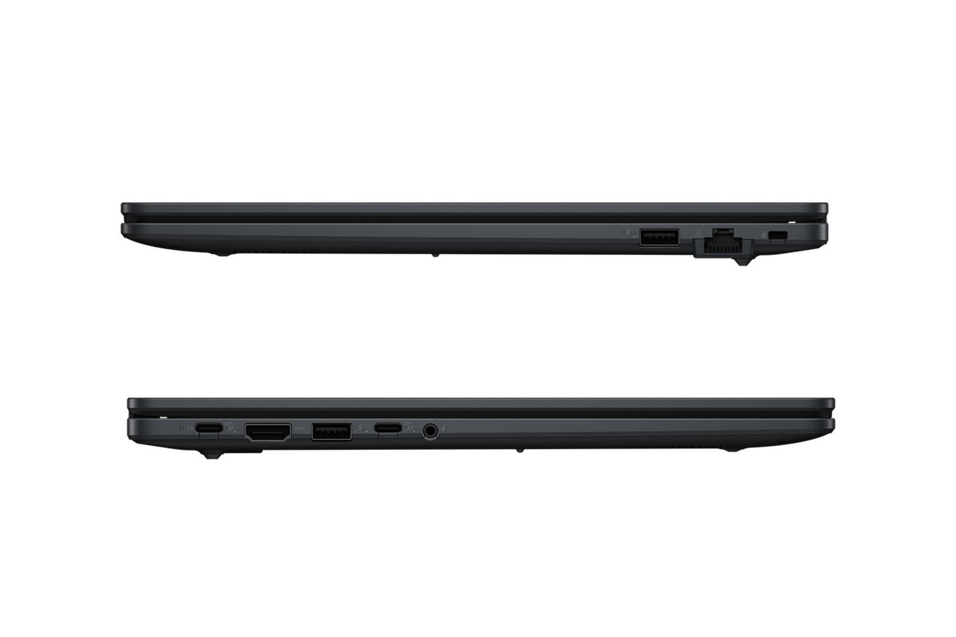 لپ تاپ ایسوس ASUS ExpertBook B1 B1503 نمای جانبی و درگاه ها