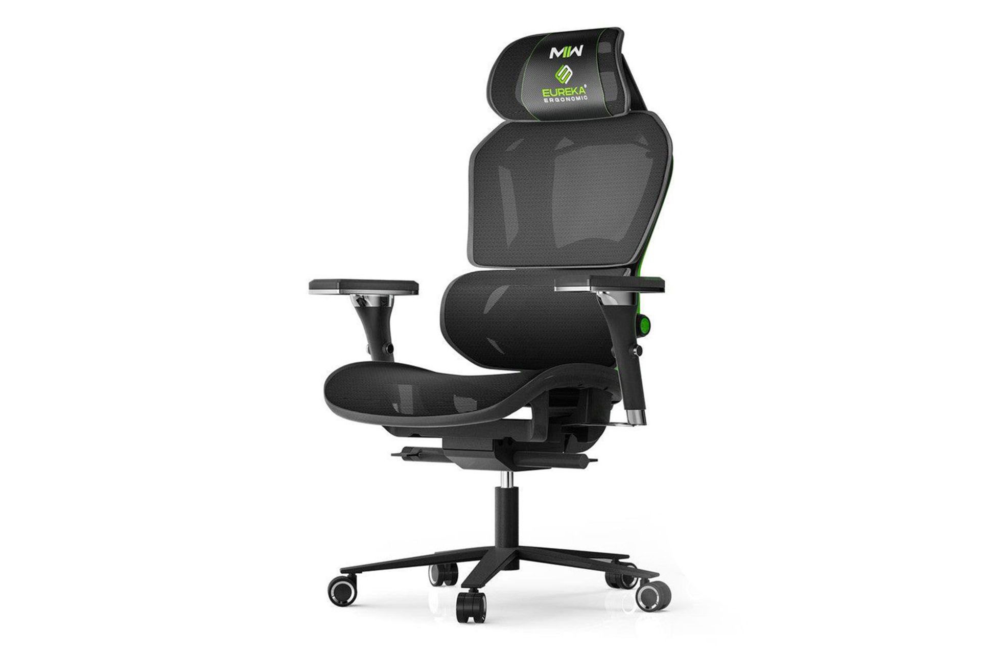 صندلی گیمینگ یوریکا Eureka Typhon COD MWII رنگ سبز