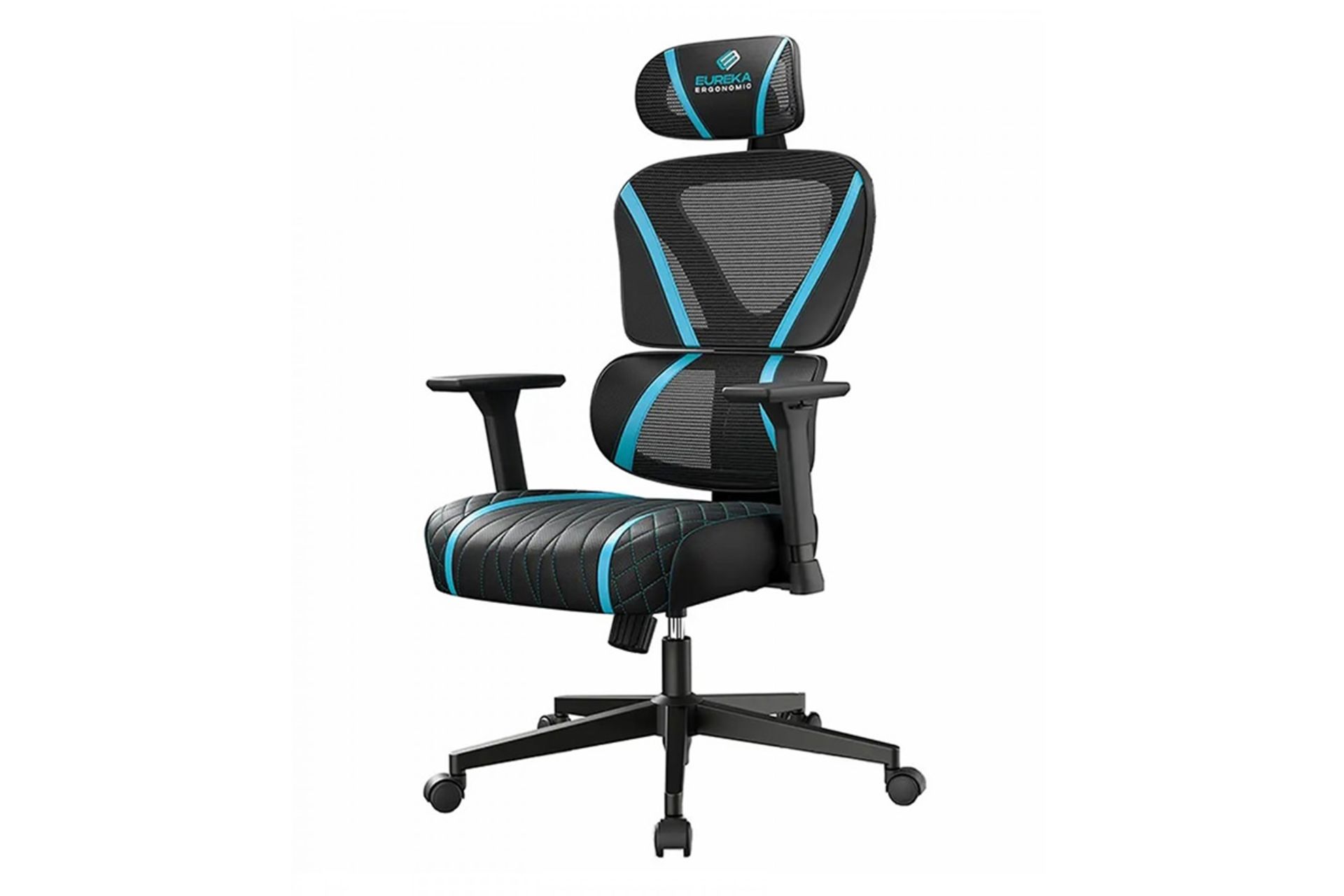 صندلی گیمینگ یوریکا Eureka Norn رنگ آبی