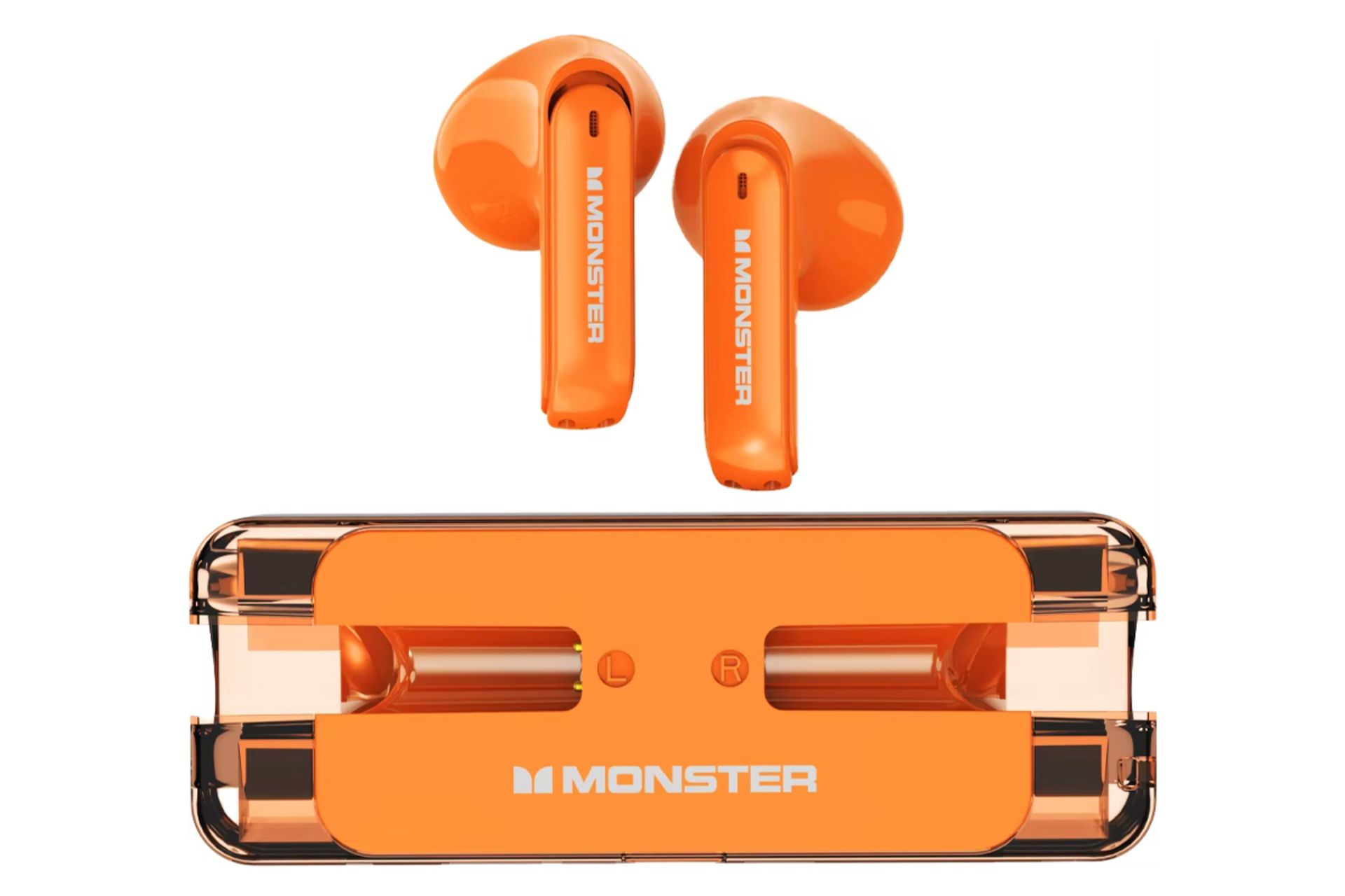 هدفون مانستر AIRMARS XKT08 رنگ نارنجی