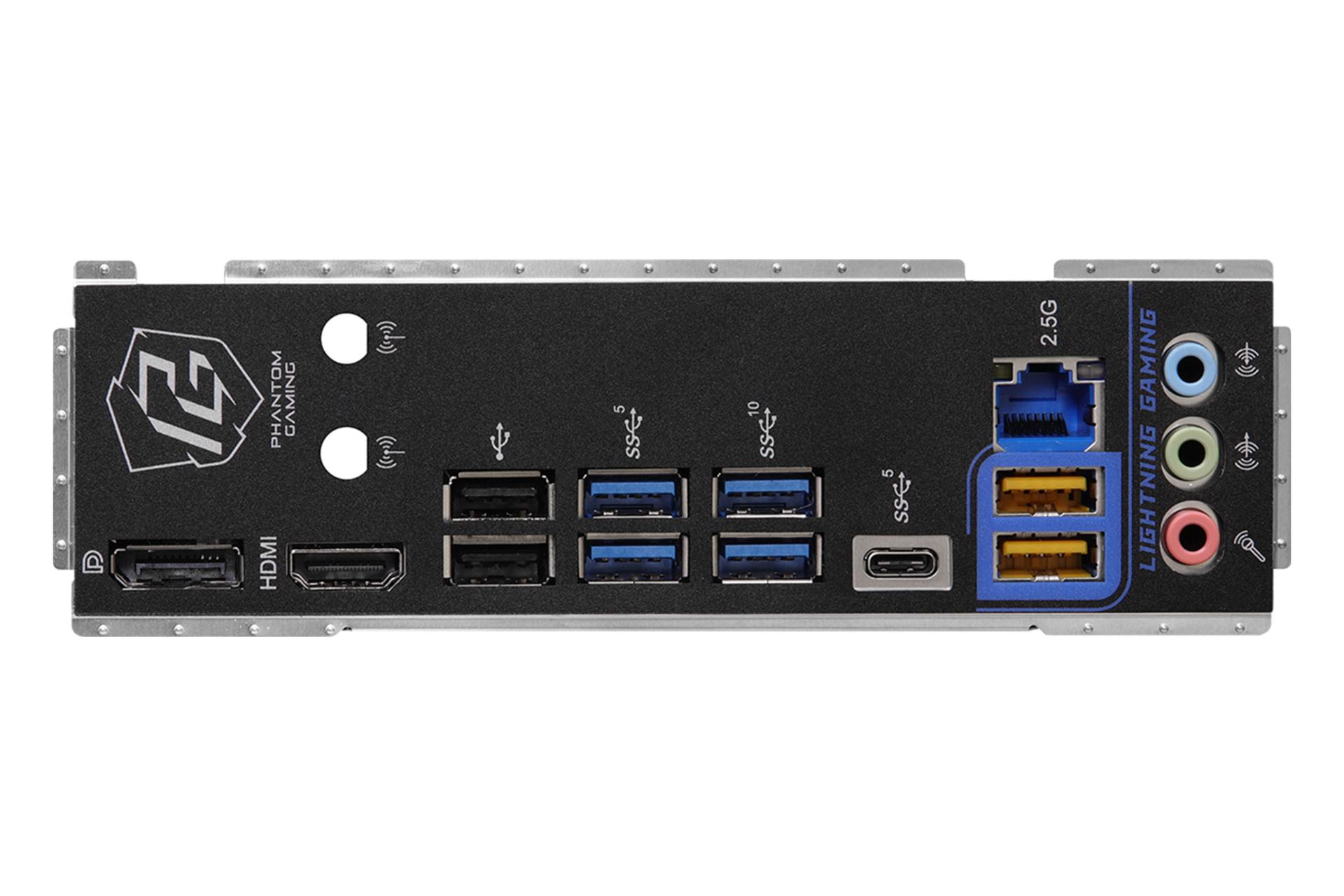 درگاه های مادربرد ازراک ASRock Z790 PG Riptide