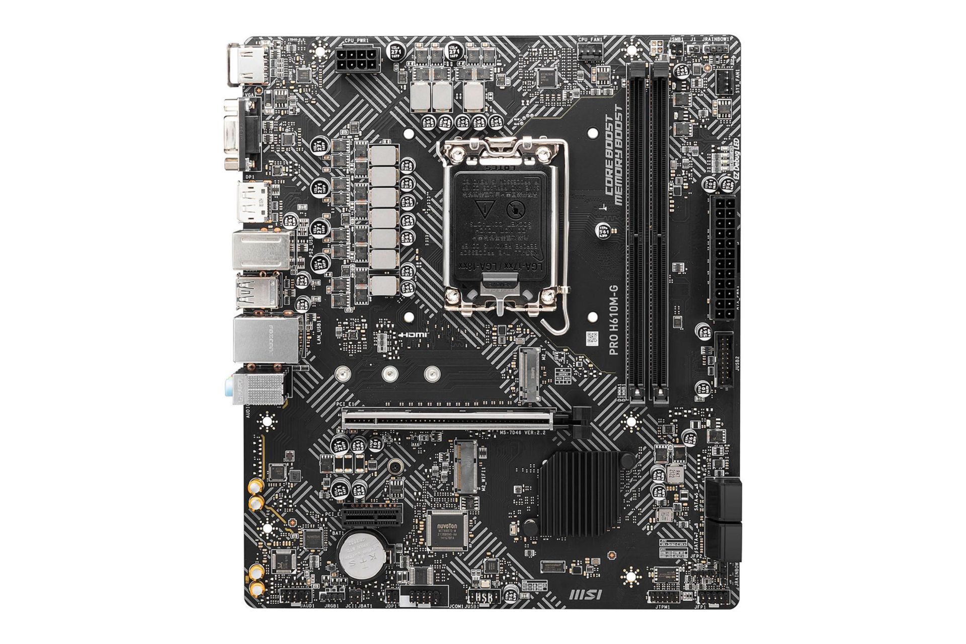 مادربرد ام اس آی MSI PRO H610M-G