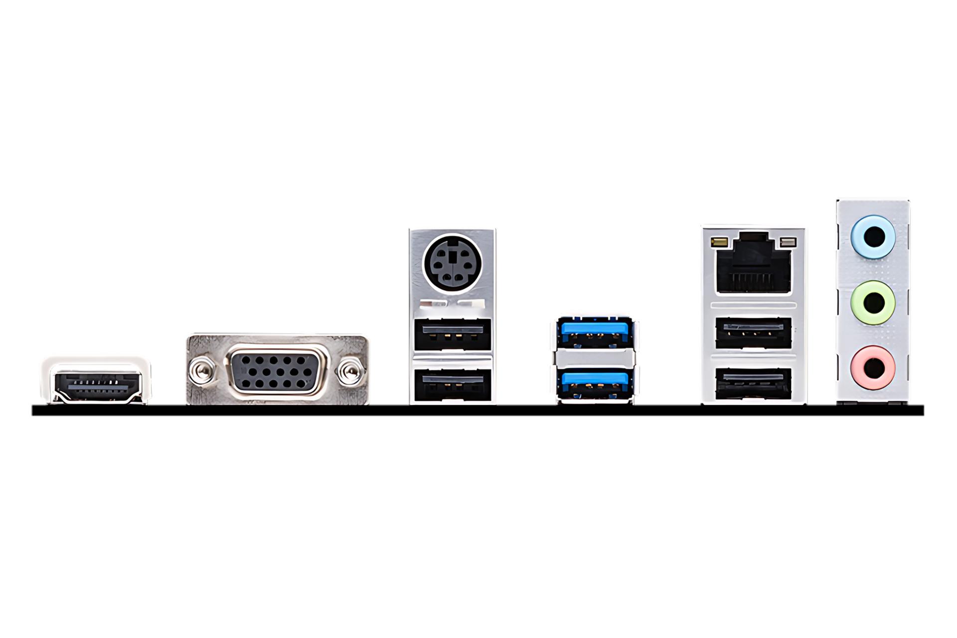 درگاه های مادربرد ام اس آی MSI PRO B760M-E