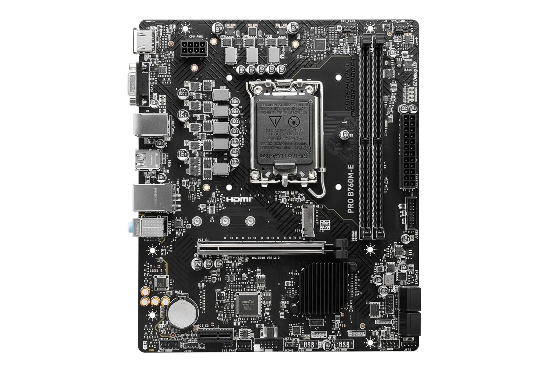 مادربرد ام اس آی MSI PRO B760M-E