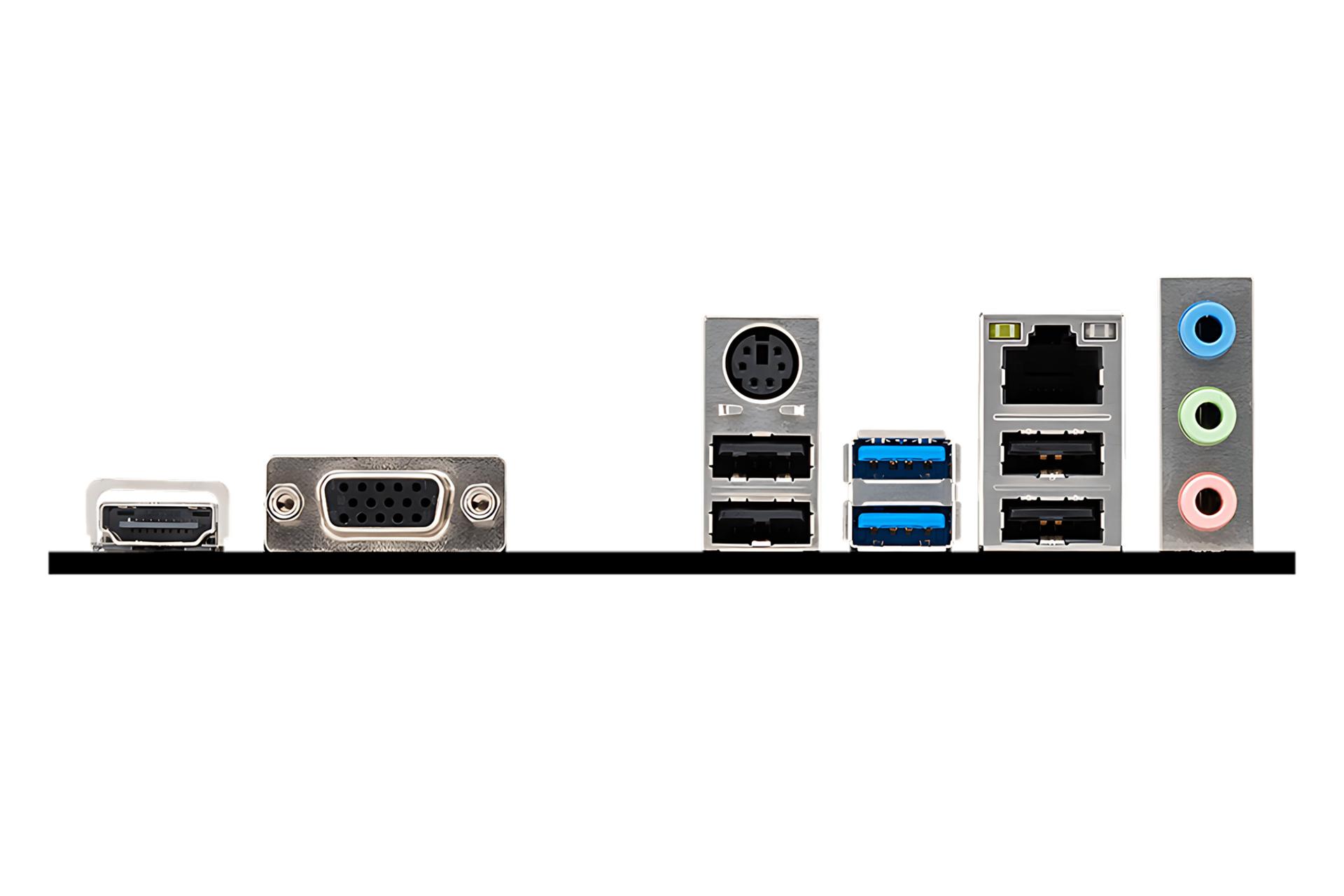 درگاه های مادربرد ام اس آی MSI PRO H510M-B