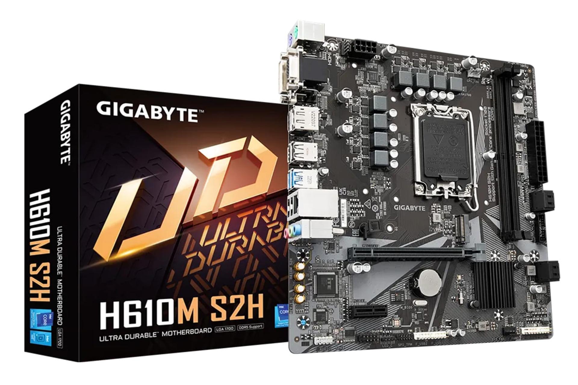 جعبه مادربرد گیگابایت GIGABYTE H610M S2H (rev. 1.0)
