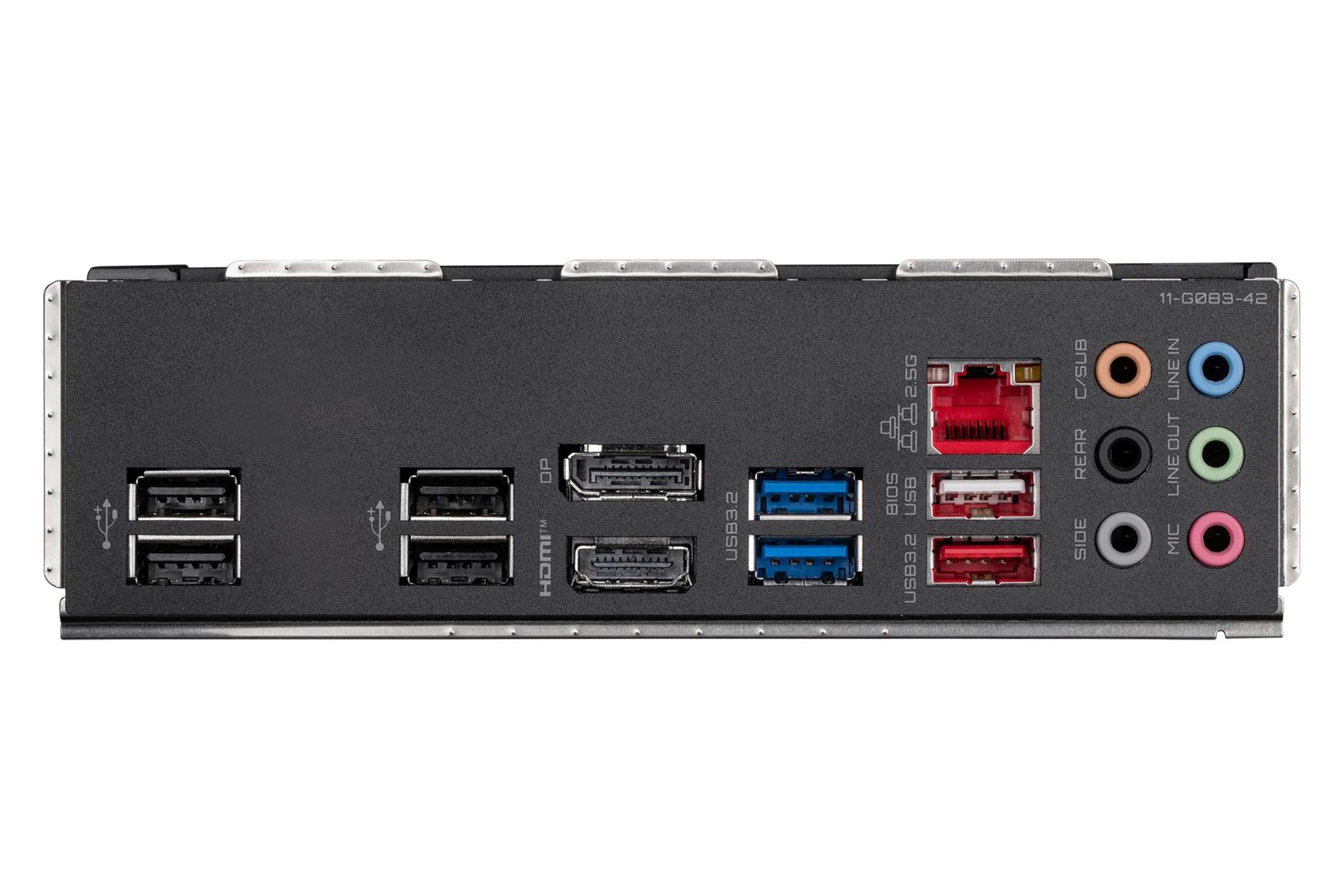 درگاه های مادربرد گیگابایت GIGABYTE Z790 S DDR4 (rev. 1.0)