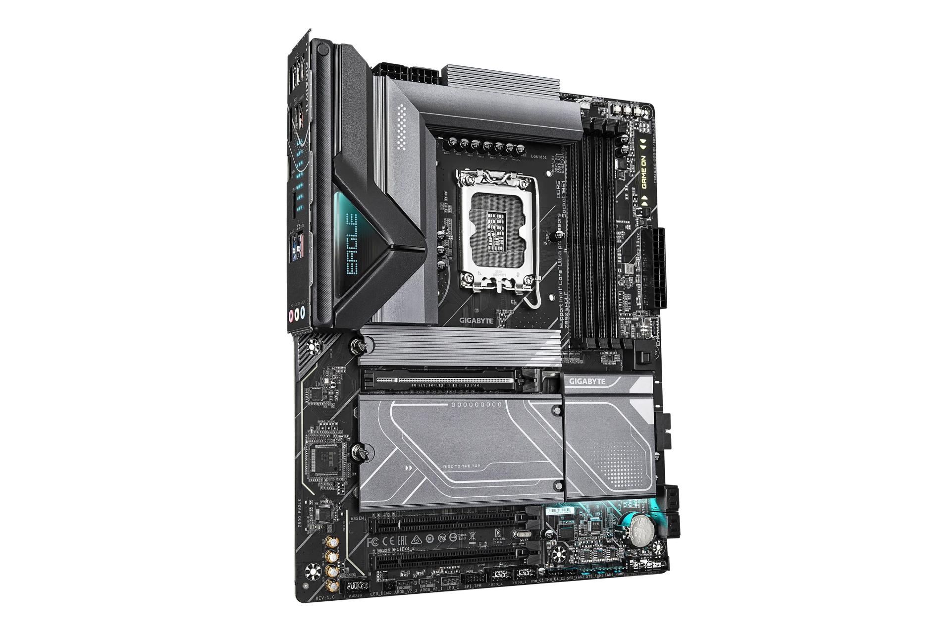 نمای کناری مادربرد گیگابایت GIGABYTE Z890 EAGLE
