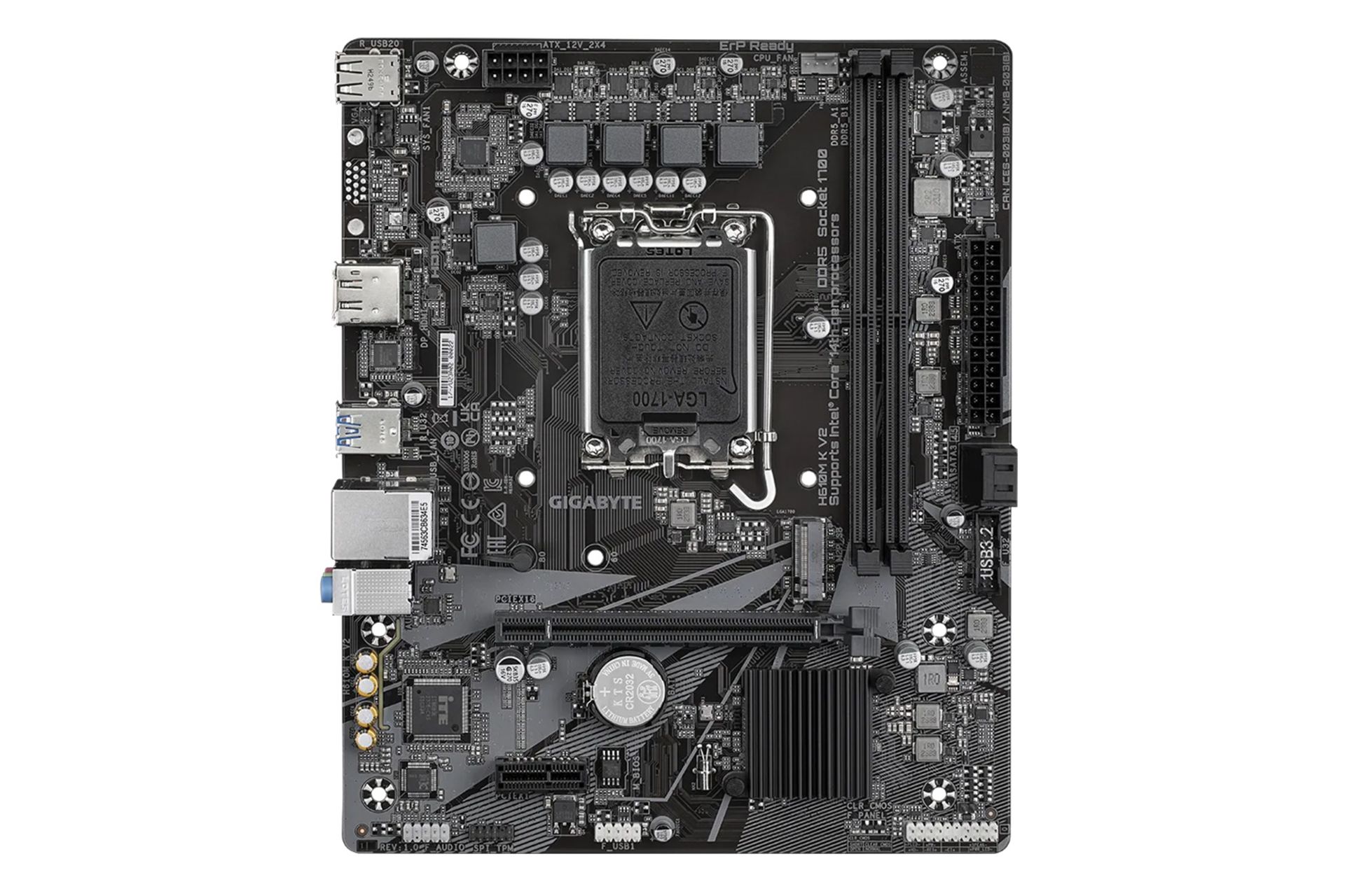 مادربرد گیگابایت GIGABYTE H610M K V2 (rev. 1.0)