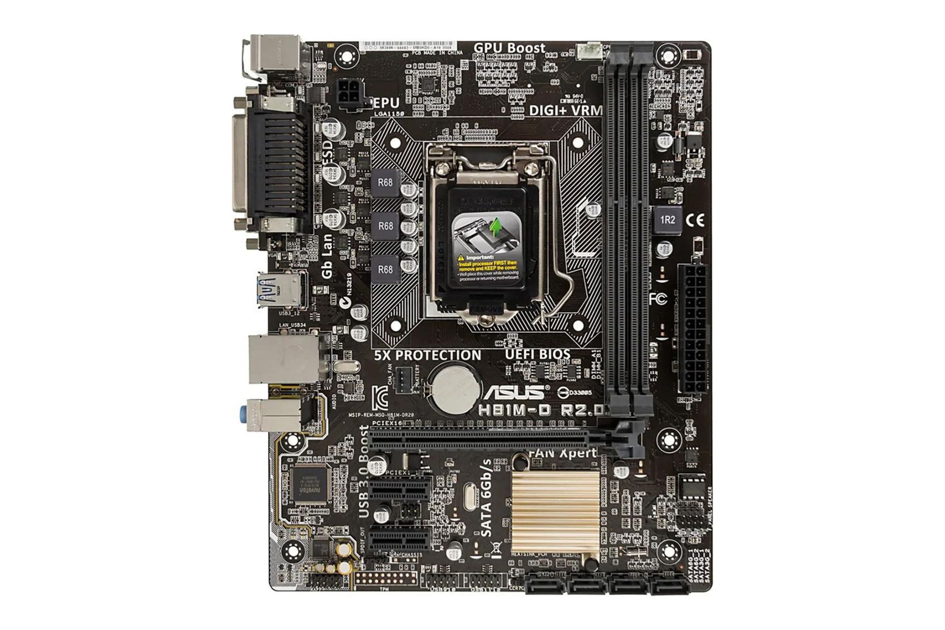 مادربرد ایسوس ASUS H81M-D R2.0