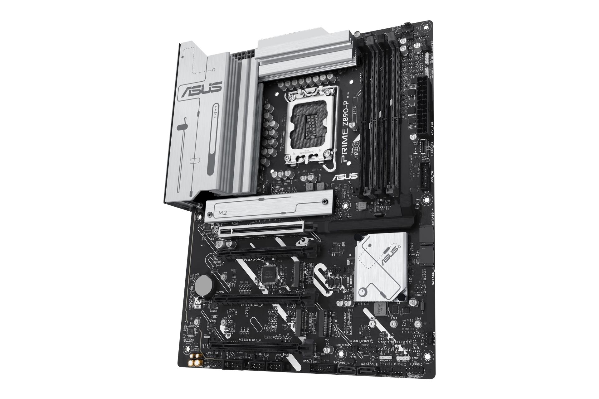 نمای کناری مادربرد ایسوس ASUS PRIME Z890-P-CSM
