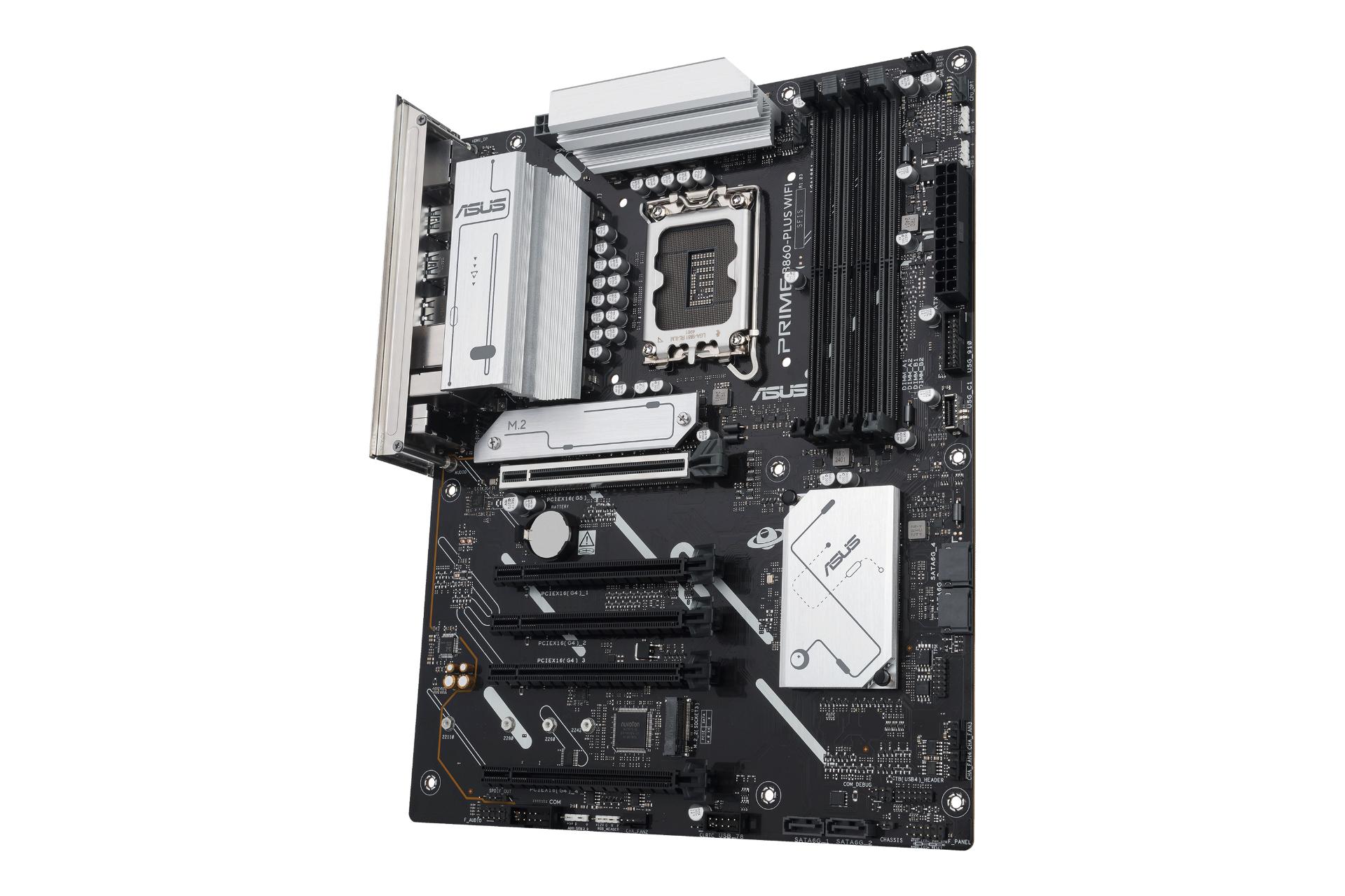 نمای کناری مادربرد ایسوس ASUS PRIME B860-PLUS WIFI