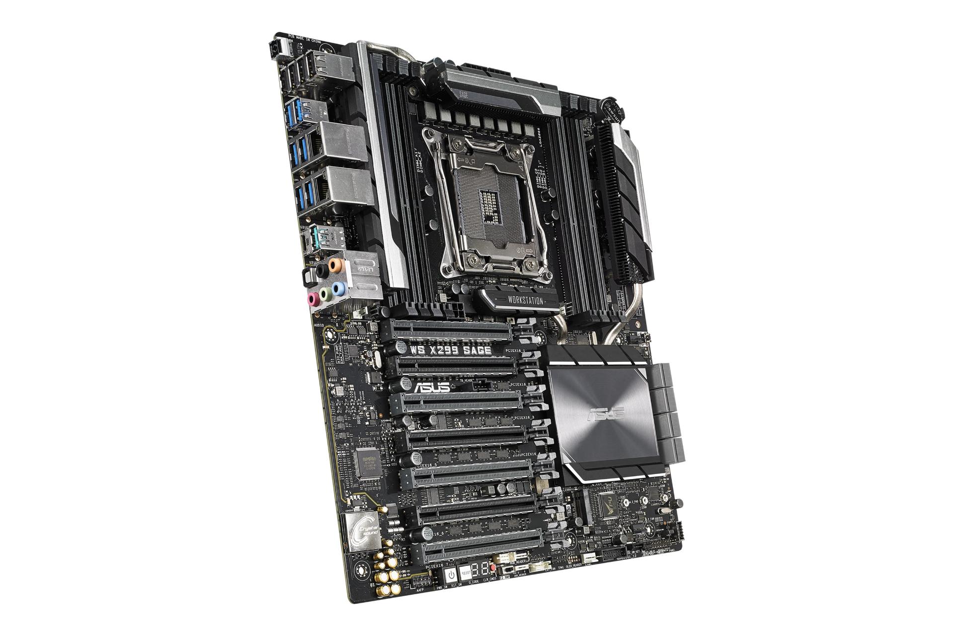 درگاه های مادربرد ایسوس ASUS WS X299 SAGE