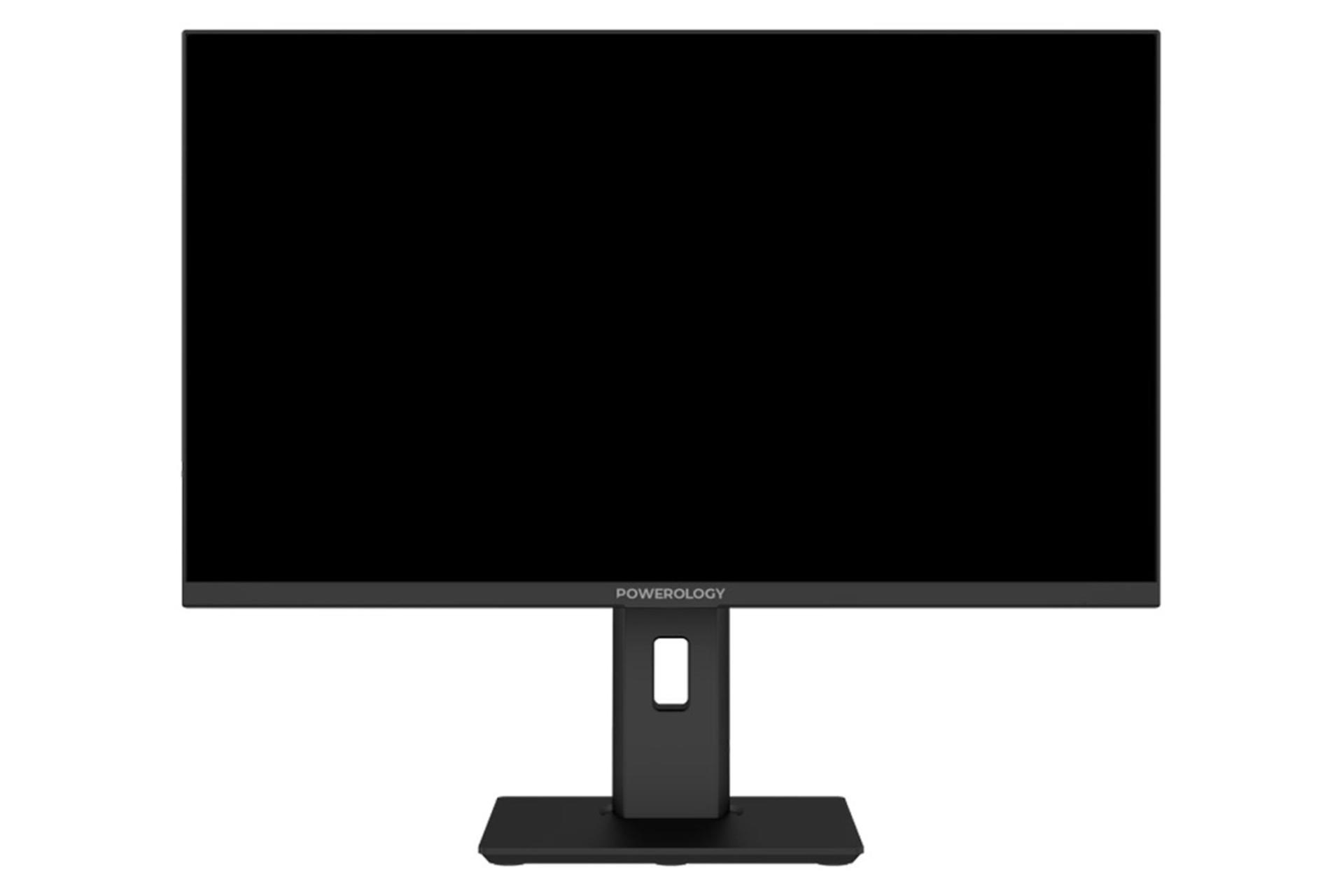 مانیتور پاورولوجی 27 اینچ مدل P4KOM27BK نمای جلو
