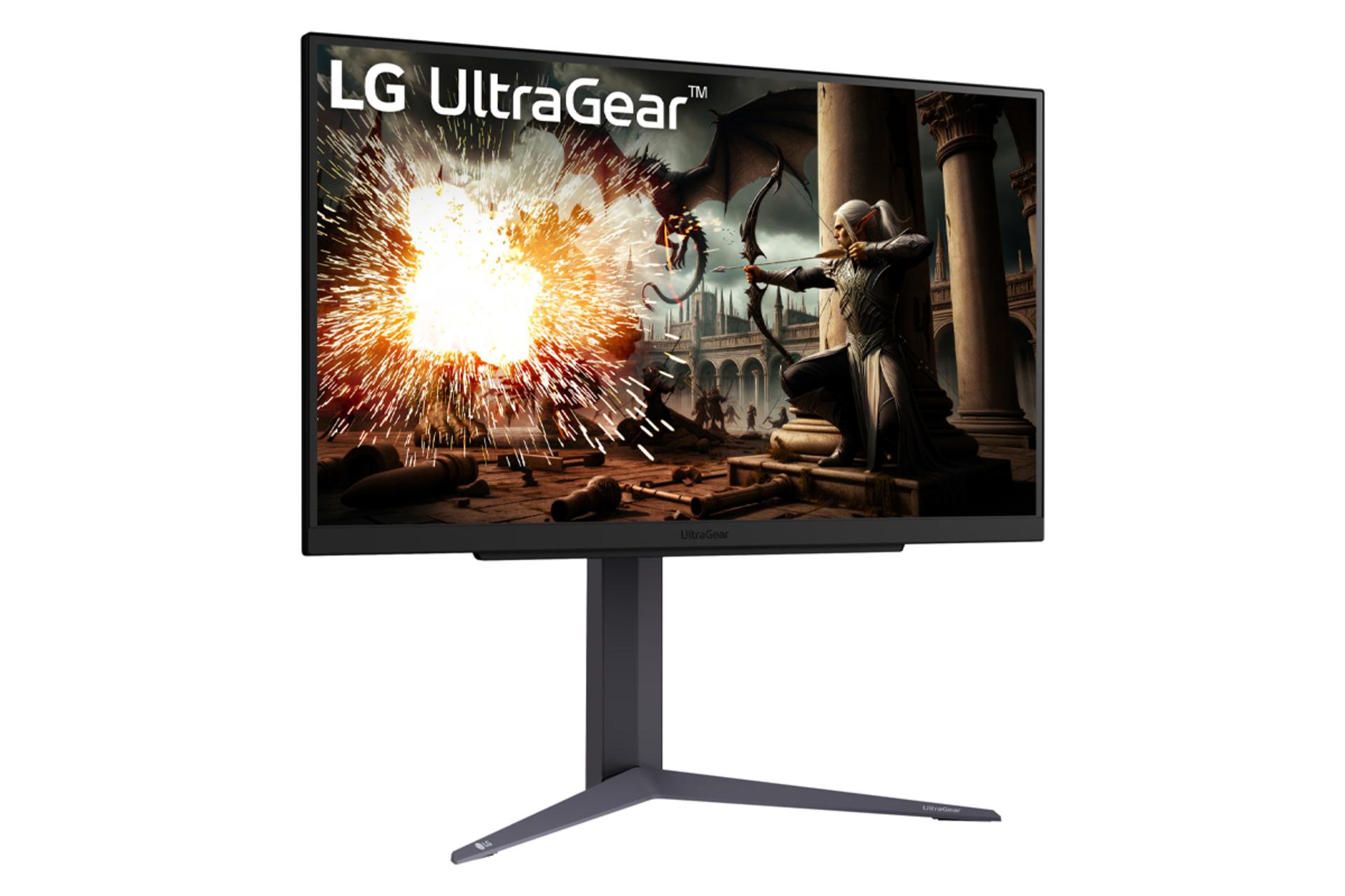 نمای سمت چپ مانیتور ال جی 27 اینچ مدل UltraGear 27GS75Q