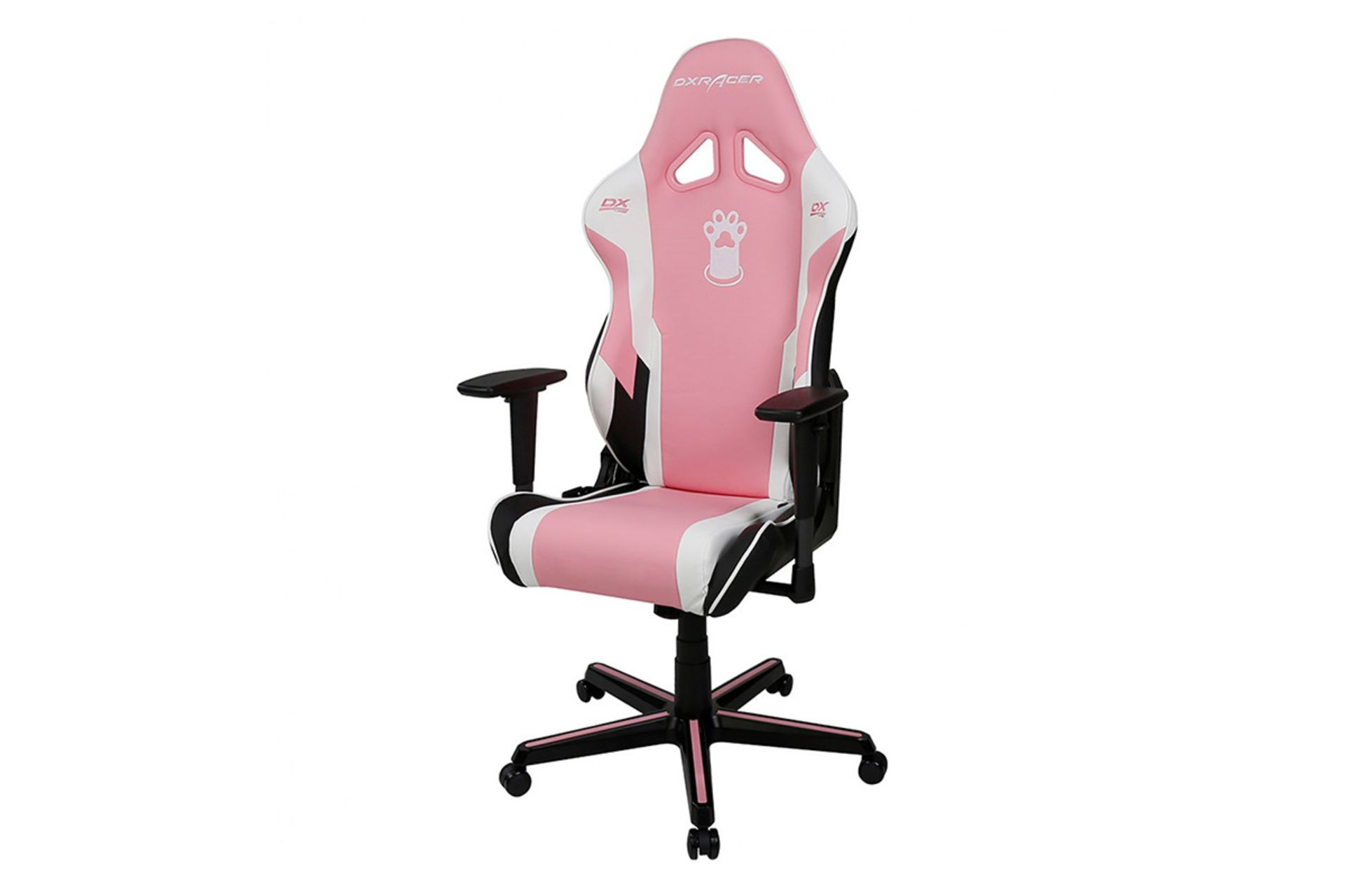 صندلی گیمینگ دی ایکس ریسر DXRacer Racing Series RZ95 رنگ صورتی و سفید