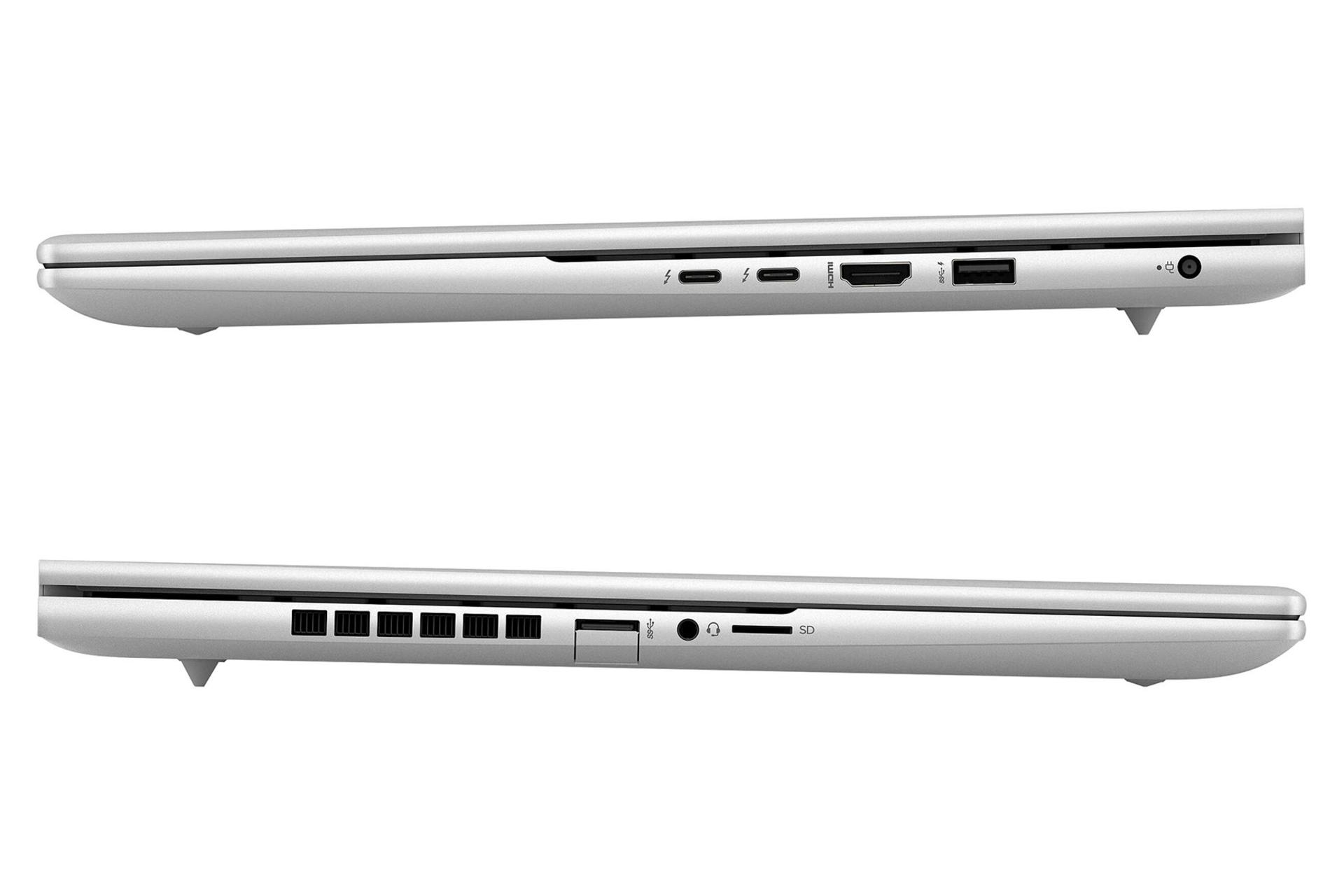 لپ تاپ اچ پی HP ENVY 16-h1059nr نمای جانبی و درگاه ها