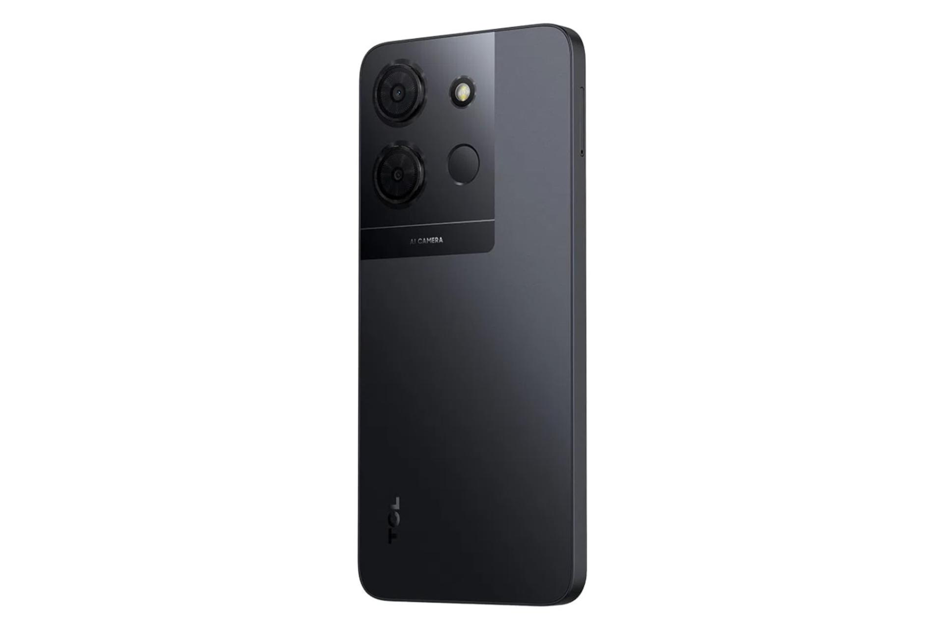 سمت راست پنل پشت گوشی موبایل تی سی ال TCL 503 خاکستری تیره