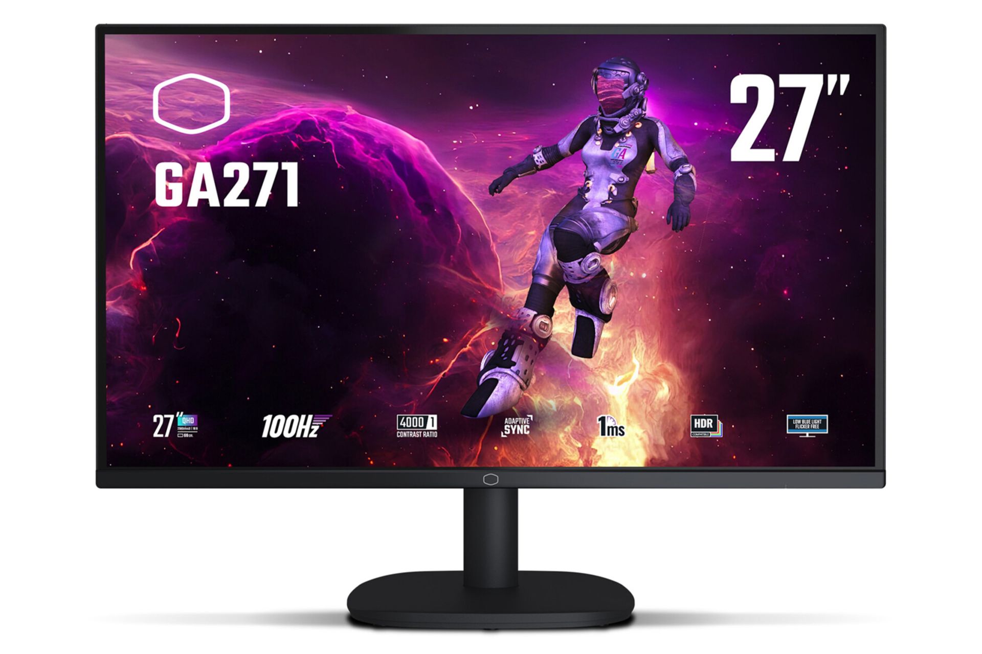 رزولوشن و کیفیت تصویر مانیتور کولر مستر 27 اینچ مدل GA2701S