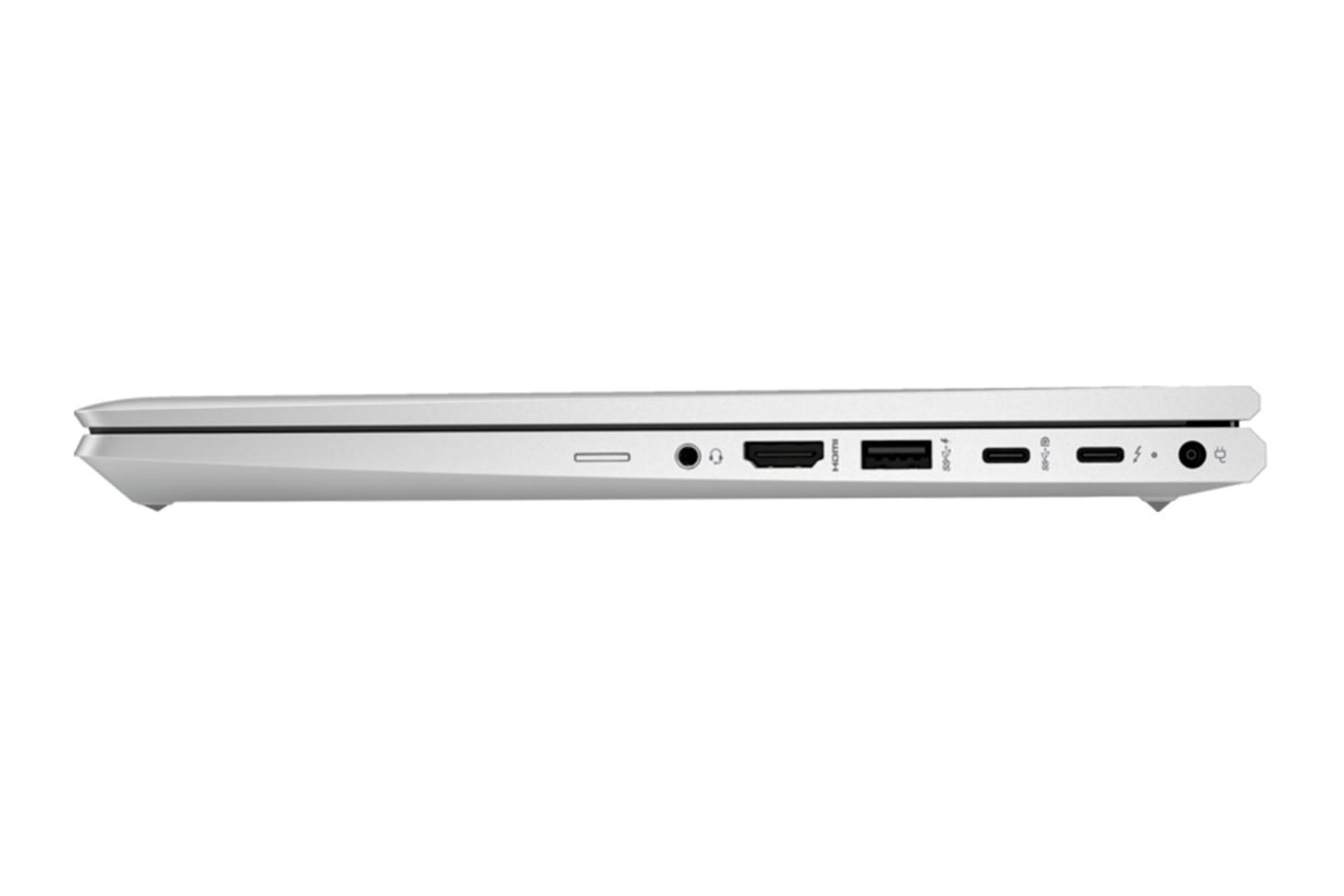 لپ تاپ اچ پی HP EliteBook 640 G10 نمای جانبی راست و درگاه ها