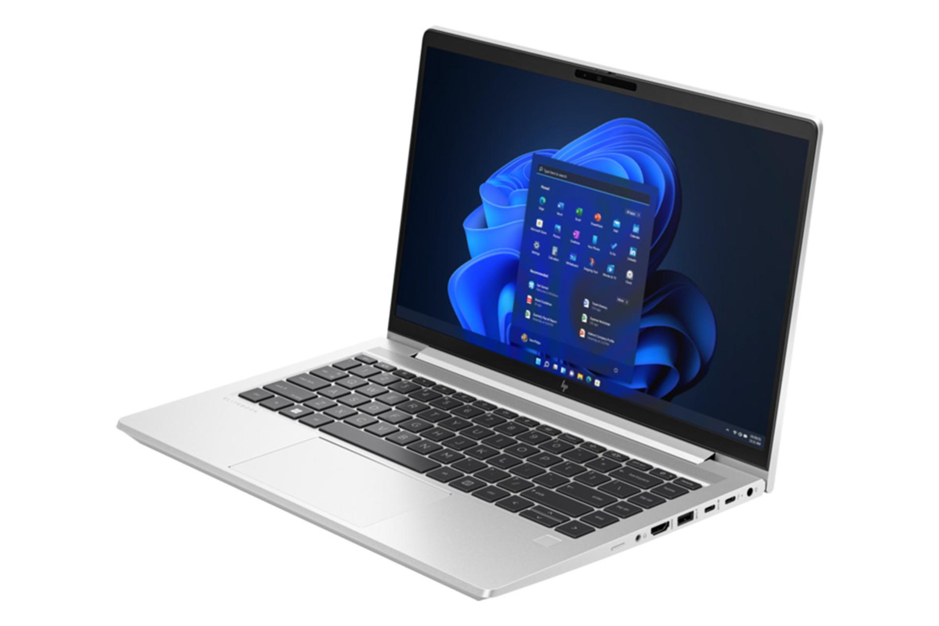 لپ تاپ اچ پی HP EliteBook 640 G10 نمای جلو و راست