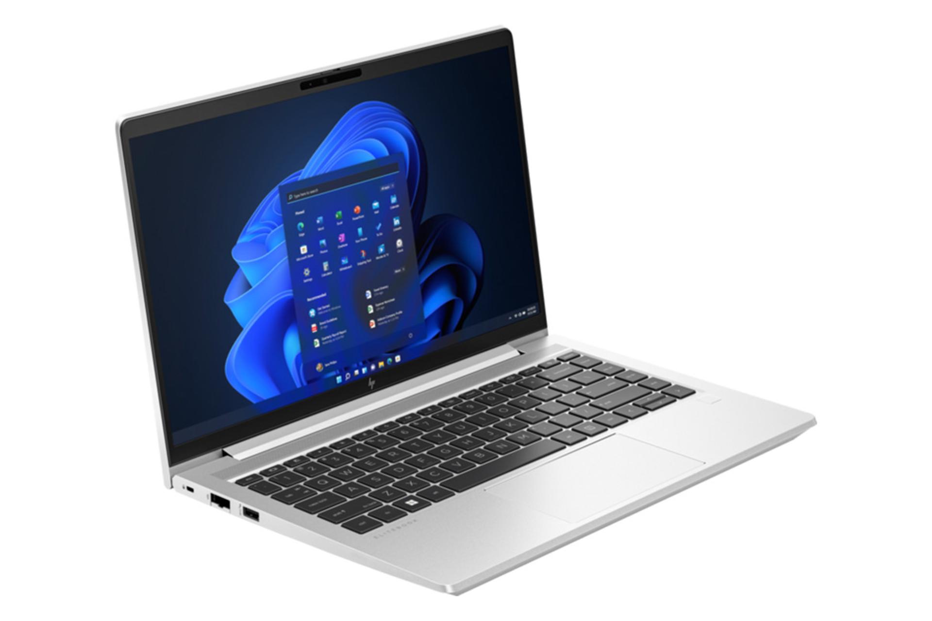 لپ تاپ اچ پی HP EliteBook 640 G10 نمای جلو و چپ