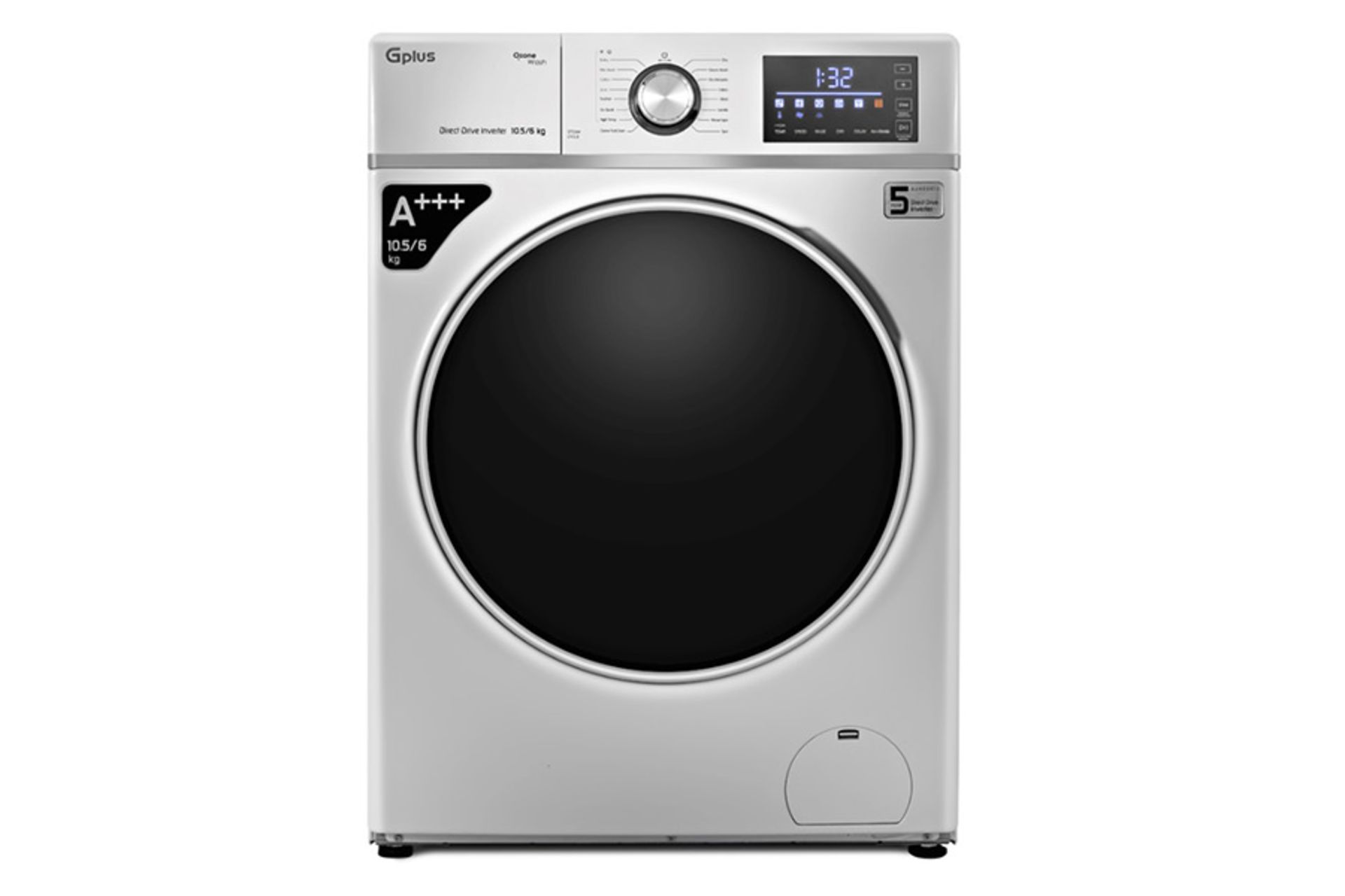 ماشین لباسشویی جی پلاس Gplus GWM-PD107 نمای جلو