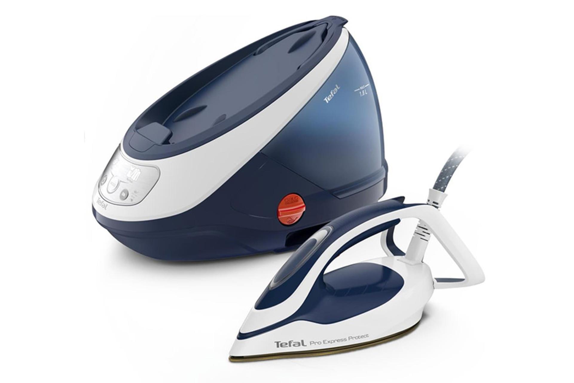 اتو بخار تفال Tefal GV9221 نمای جانبی مخزن آب جدا شده