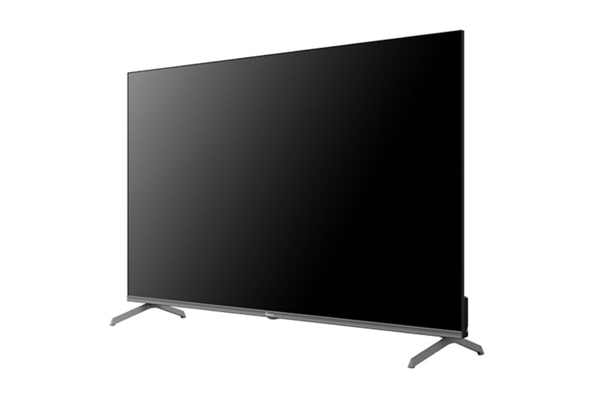 تلویزیون جی پلاس Gplus 50SQ758NX نمای جلو و راست صفحه نمایش خاموش