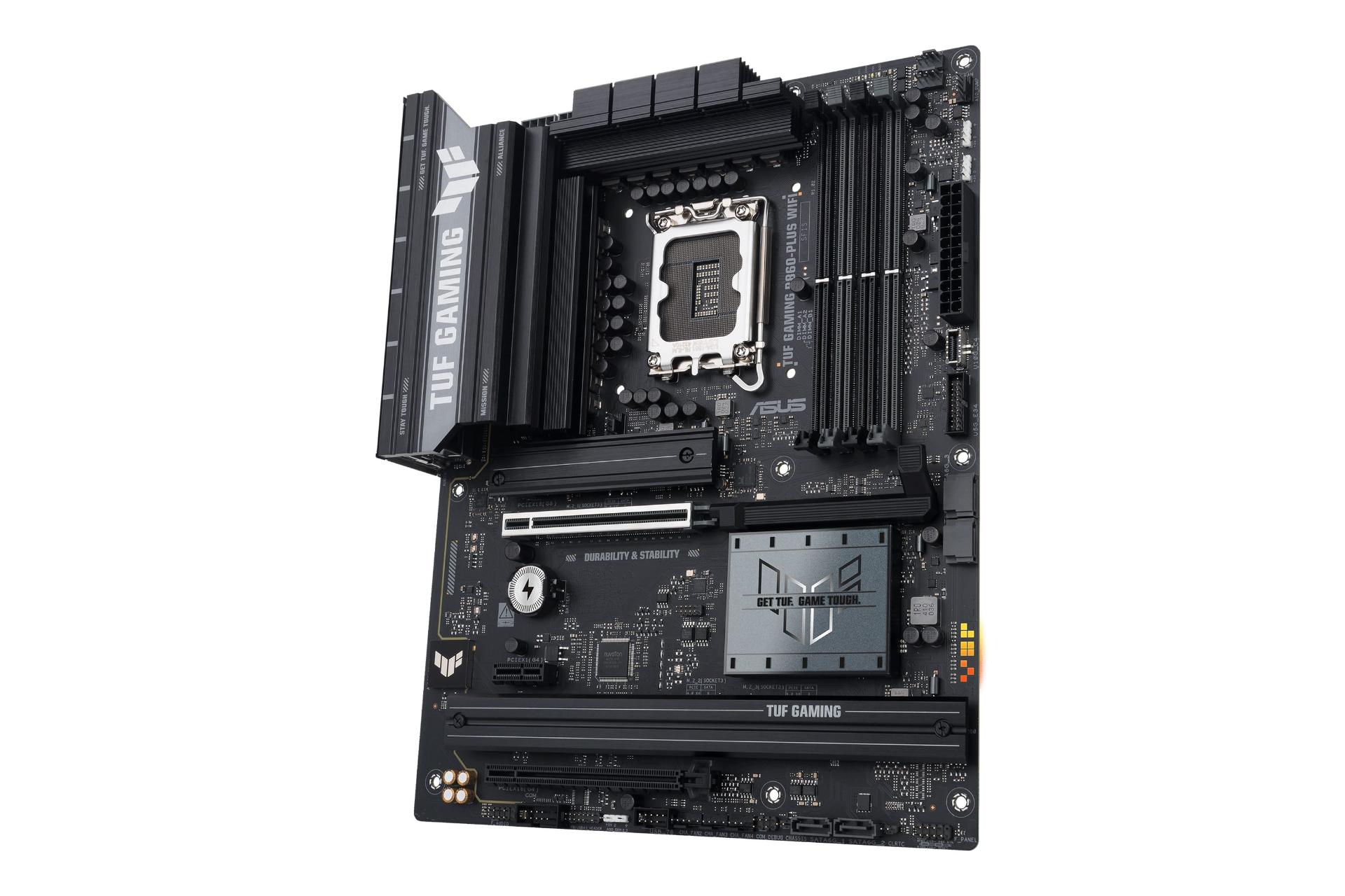 نمای کناری مادربرد ایسوس ASUS TUF GAMING B860-PLUS WIFI