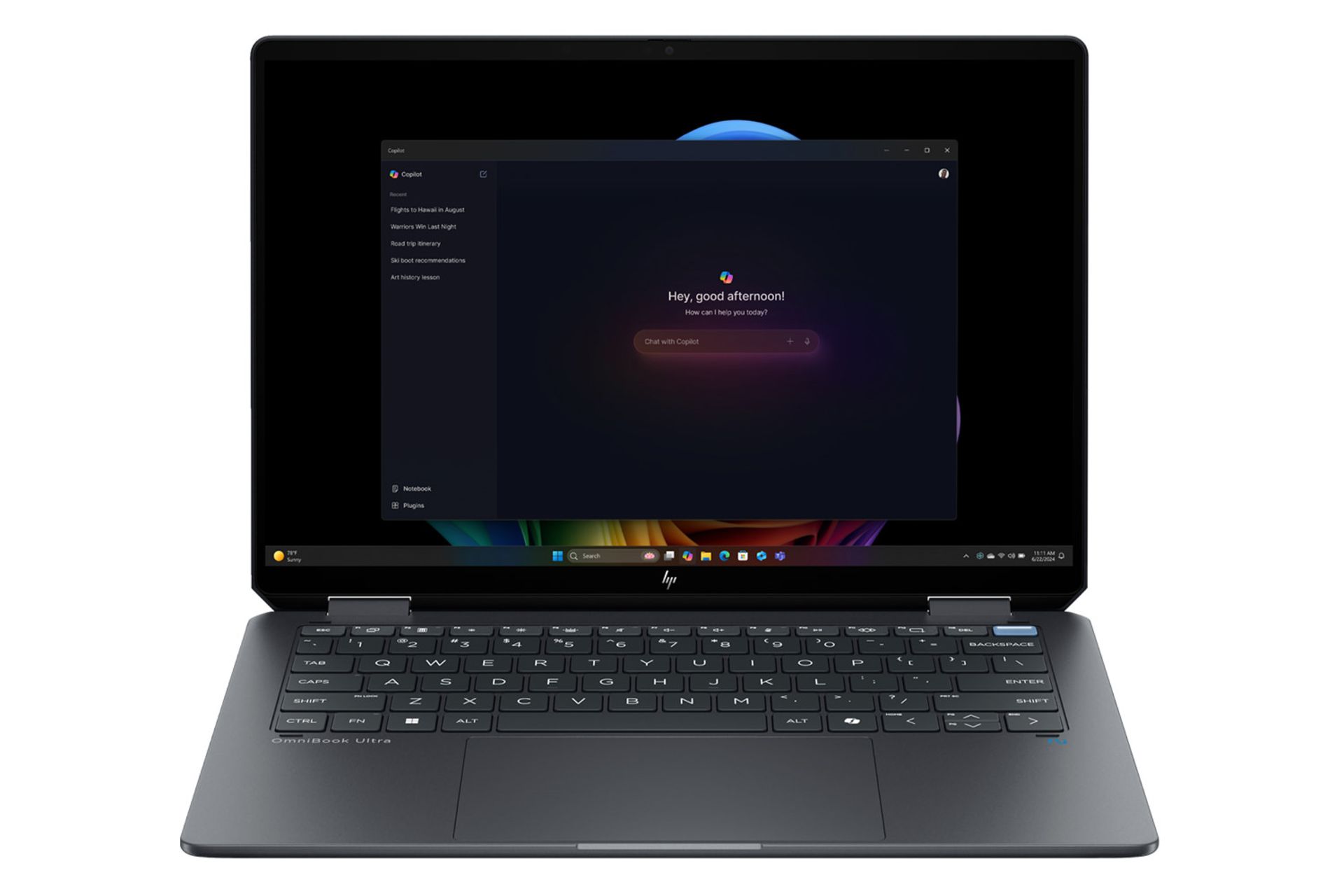 لپ تاپ اچ پی HP OmniBook Ultra Flip 14t-fh000 نمای جلو