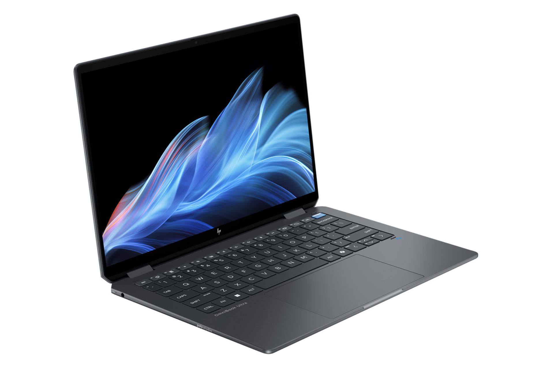 لپ تاپ اچ پی HP OmniBook Ultra Flip 14t-fh000 نمای جلو و راست