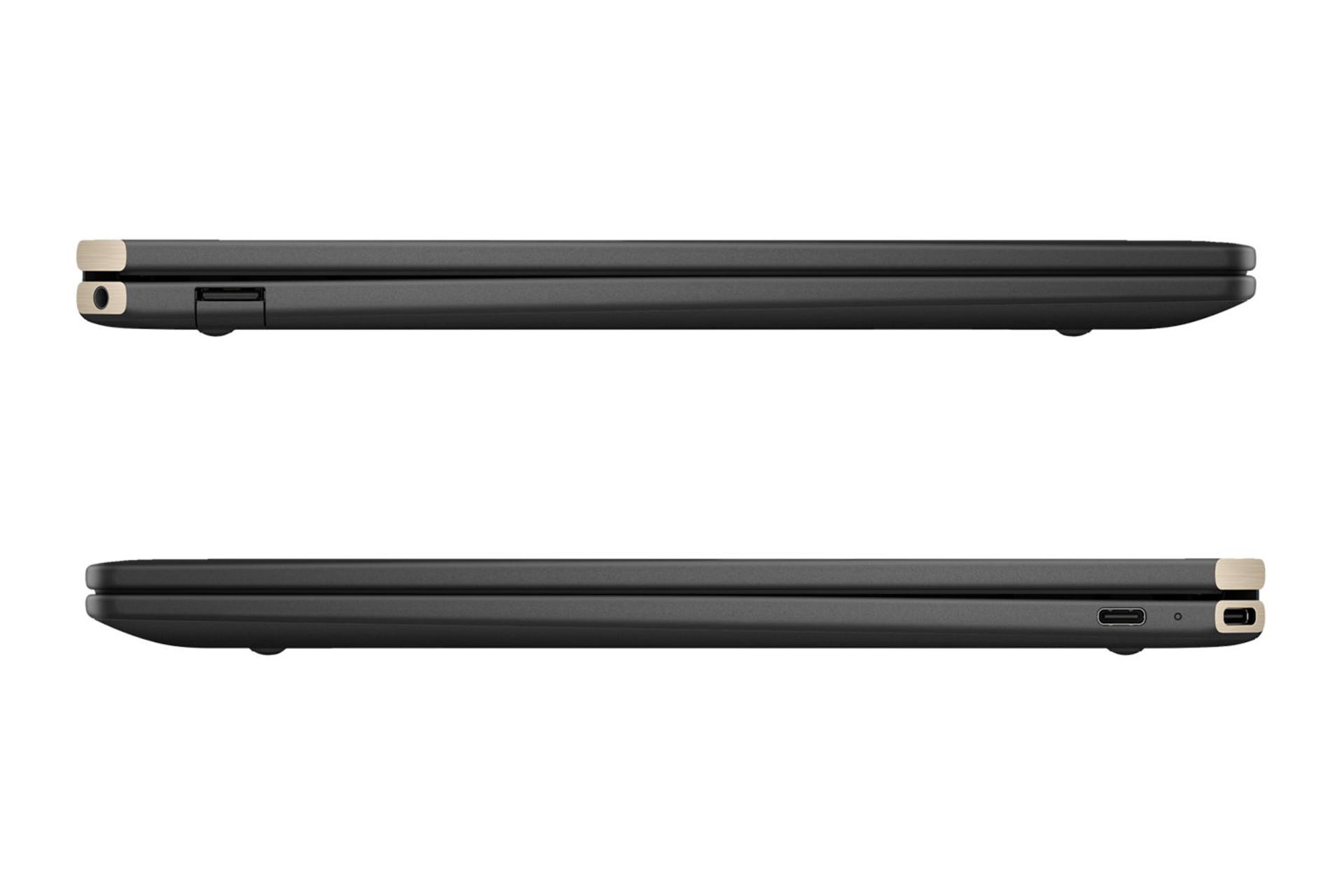 لپ تاپ اچ پی HP Spectre x360 14-eu000 نمای جانبی و درگاه ها