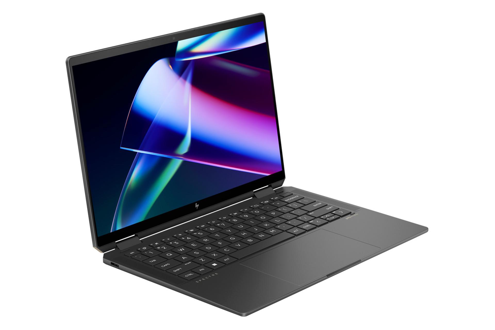لپ تاپ اچ پی HP Spectre x360 14-eu000 نمای جلو و چپ