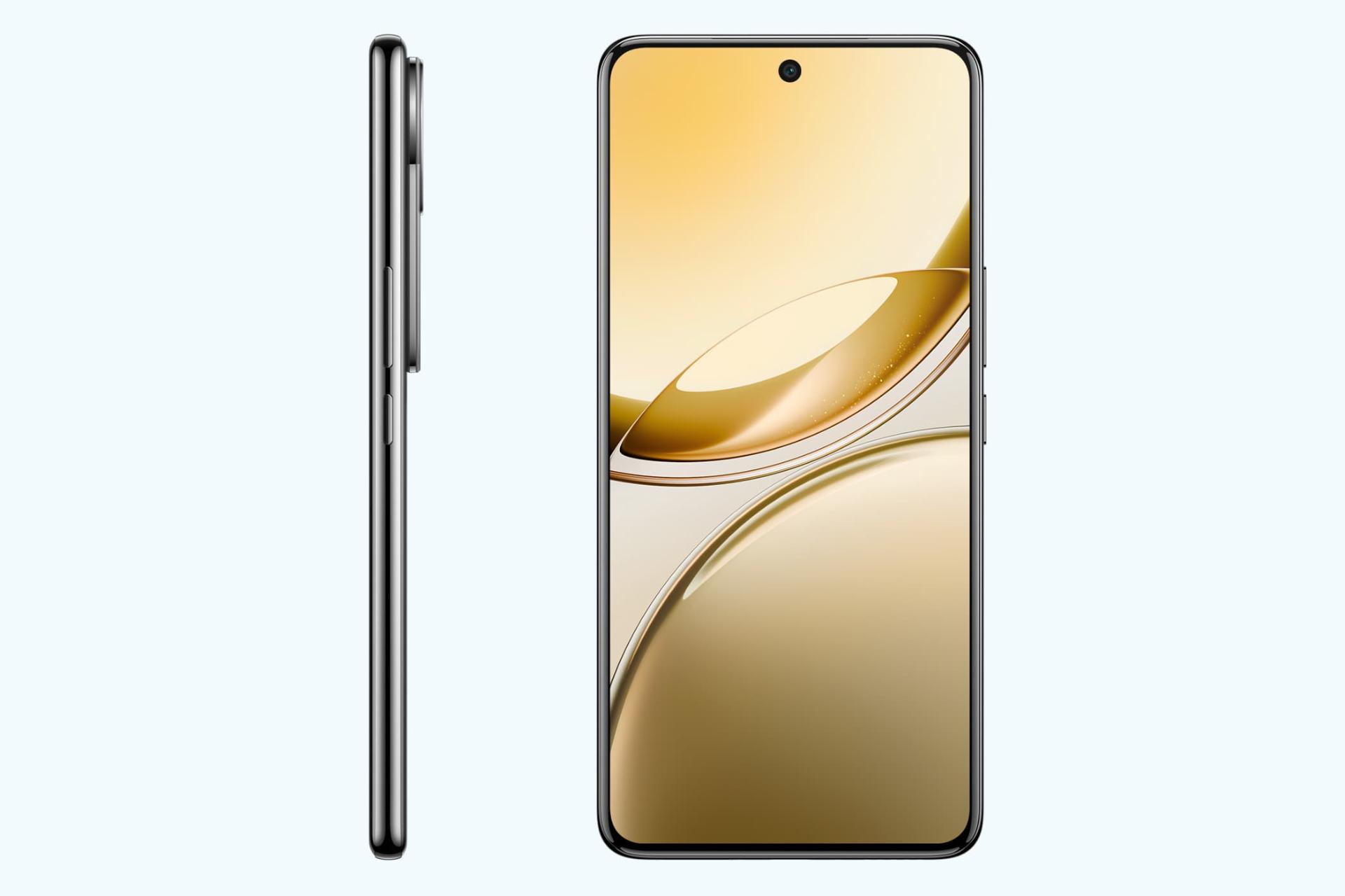 پنل جلو فریم گوشی موبایل ویوو vivo V50 خاکستری تیره
