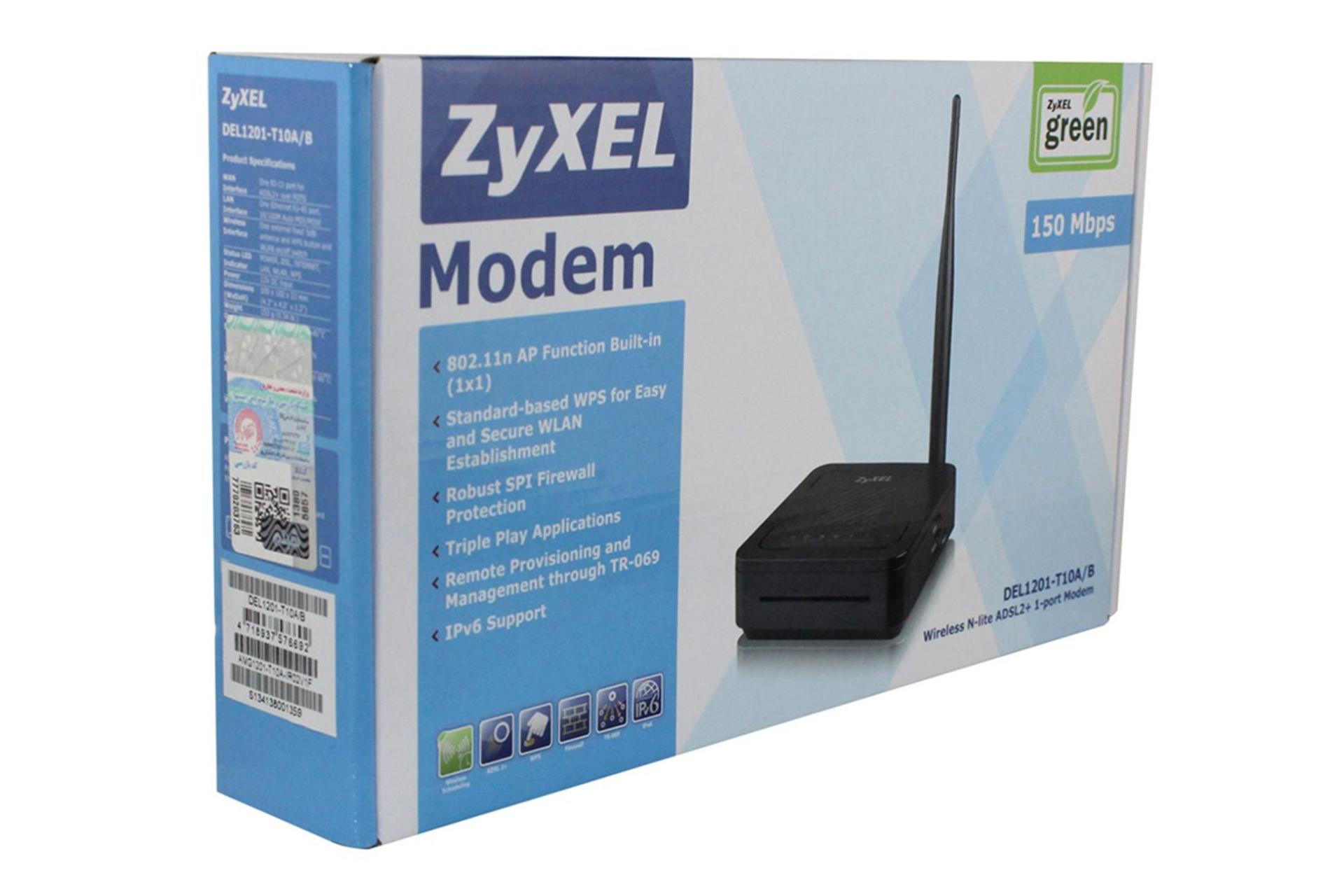جعبه مودم - روتر زایکسل ZYXEL DEL1201-T10A/B