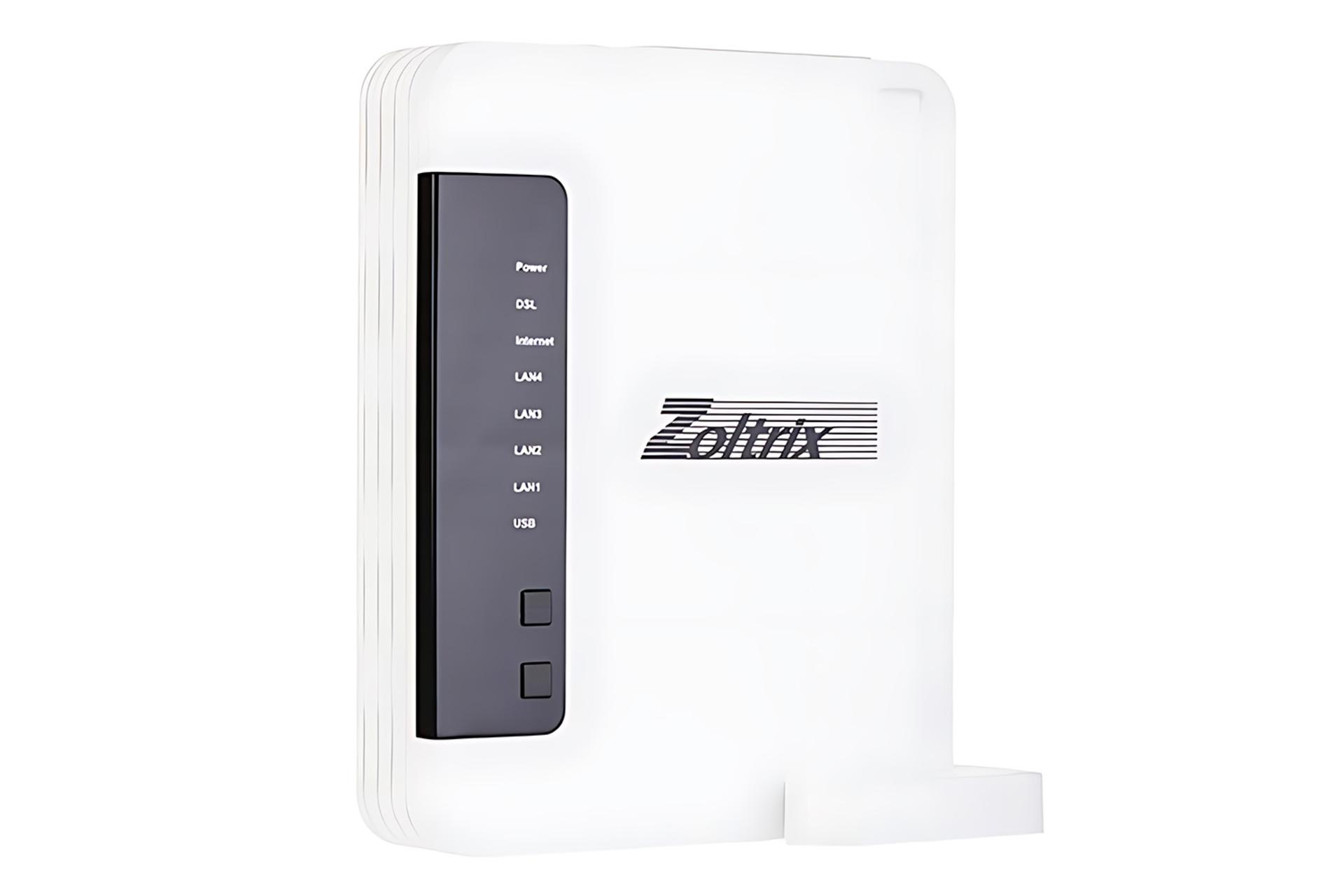 نمای کناری مودم - روتر زولتریکس Zoltrix ZW555
