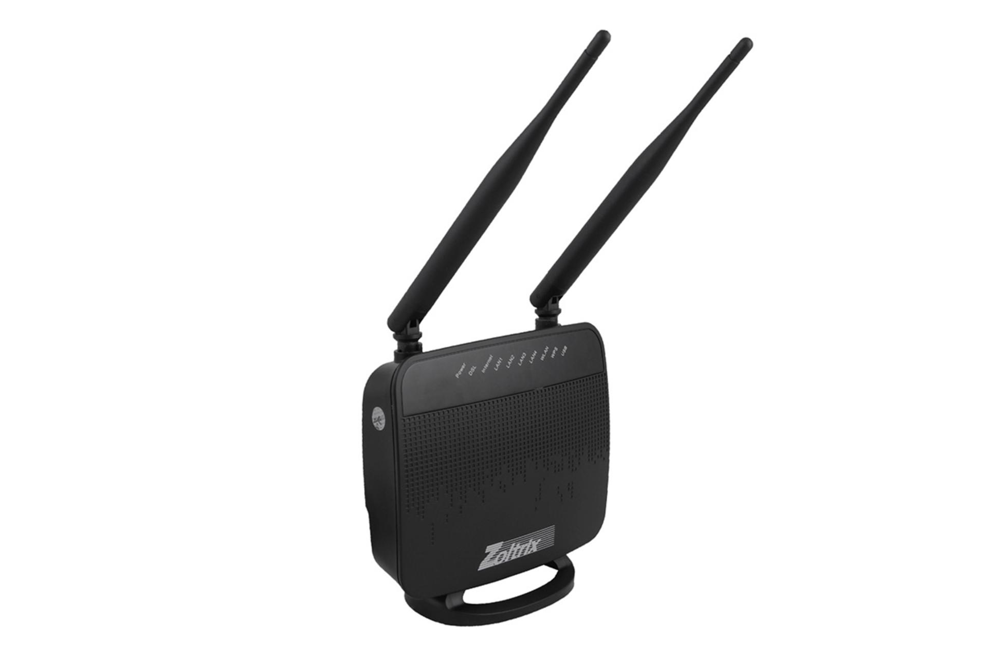 نمای کناری مودم - روتر زولتریکس Zoltrix ZW888N