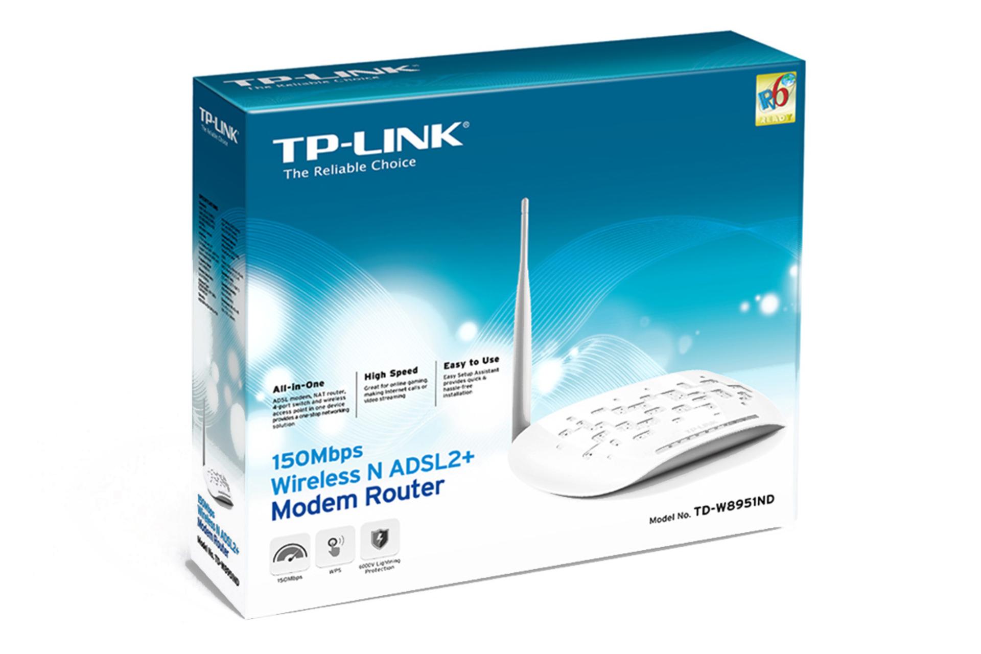 جعبه مودم - روتر تی پی لینک TP-Link TD-W8951ND