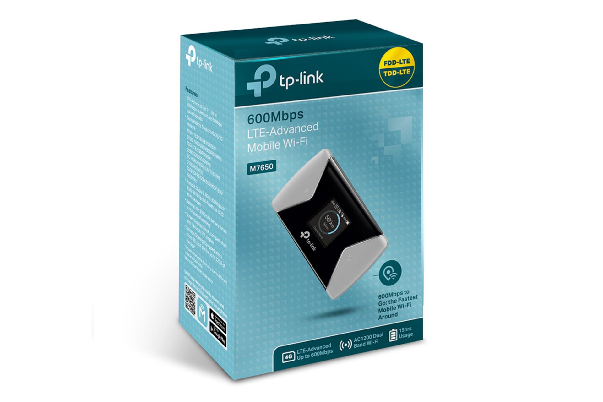 جعبه مودم و روتر سیم‌ کارتی تی پی لینک TP-Link M7650