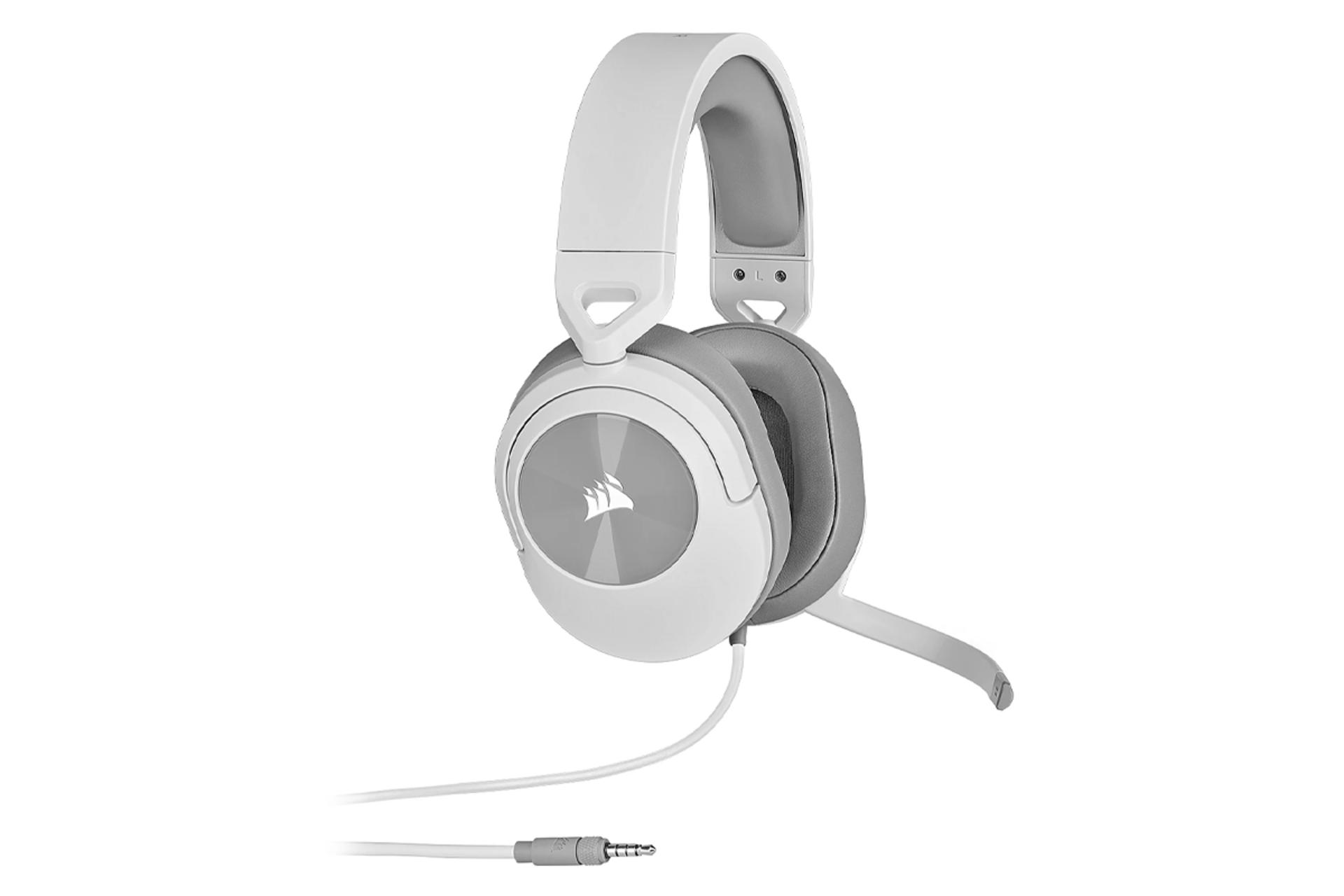 هدفون کورسیر HS55 SURROUND رنگ سفید