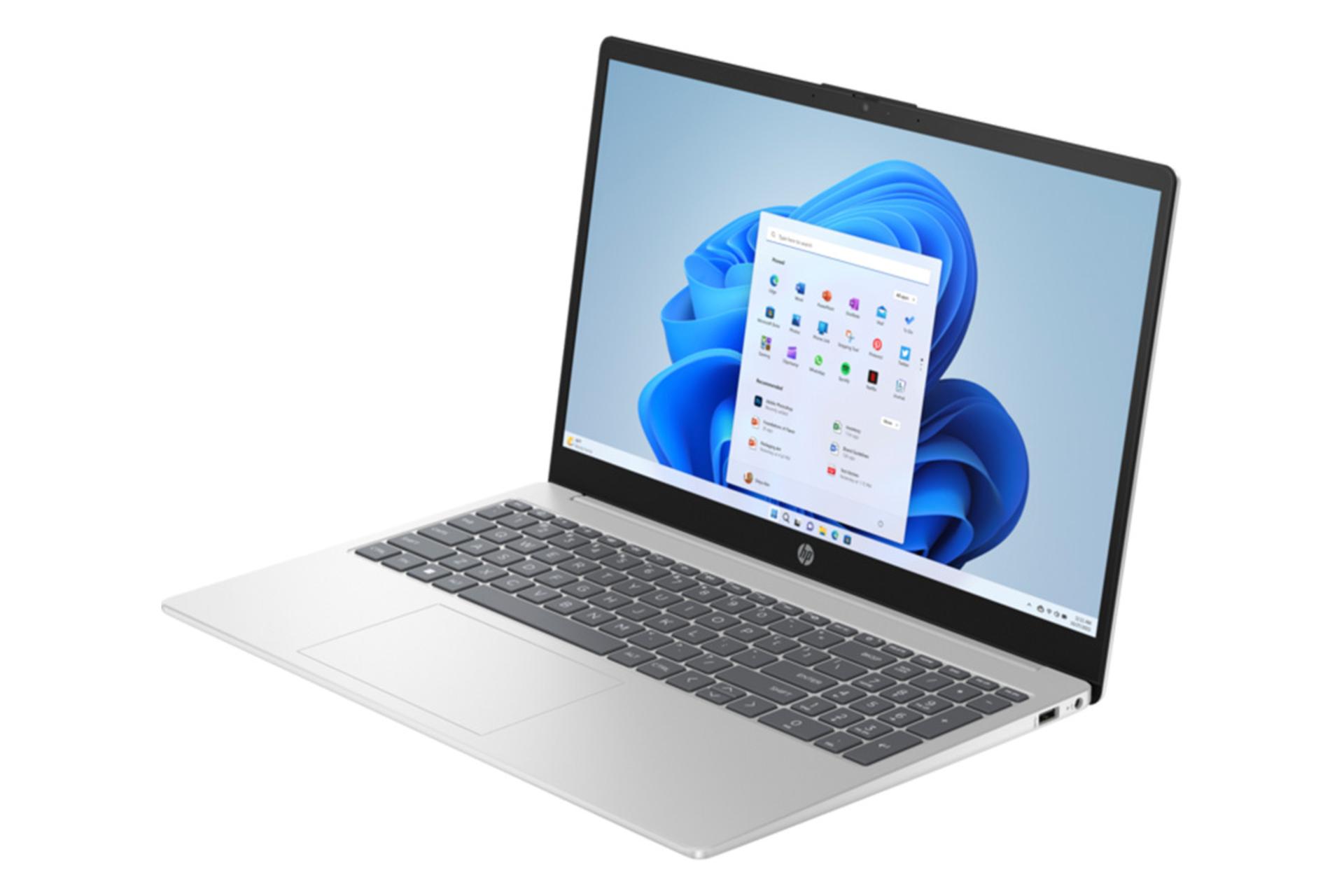لپ تاپ اچ پی HP 15-fd0095wm نمای جلو و راست