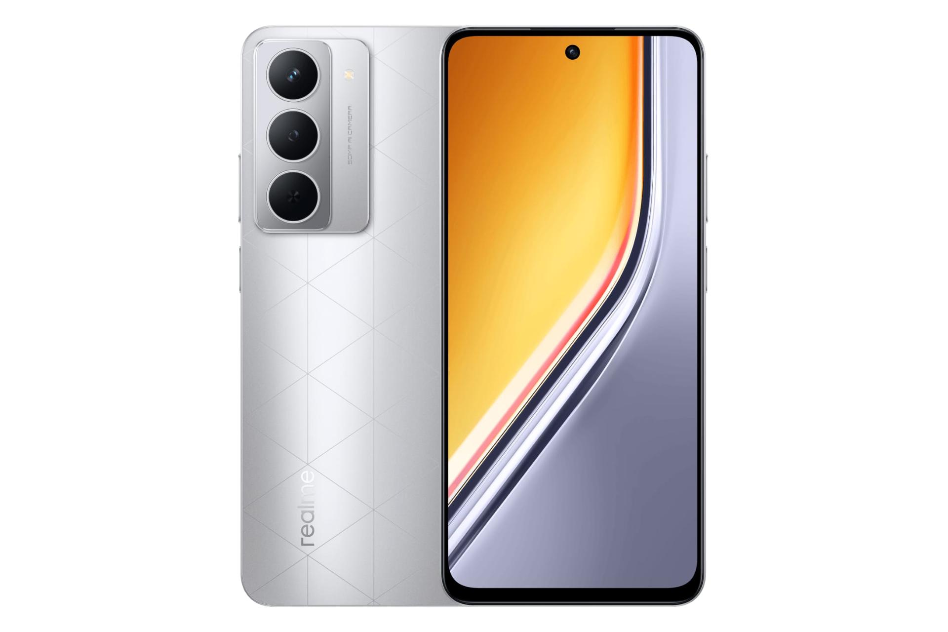 پنل جلو و پشت گوشی موبایل ریلمی Realme P3x نقره ای