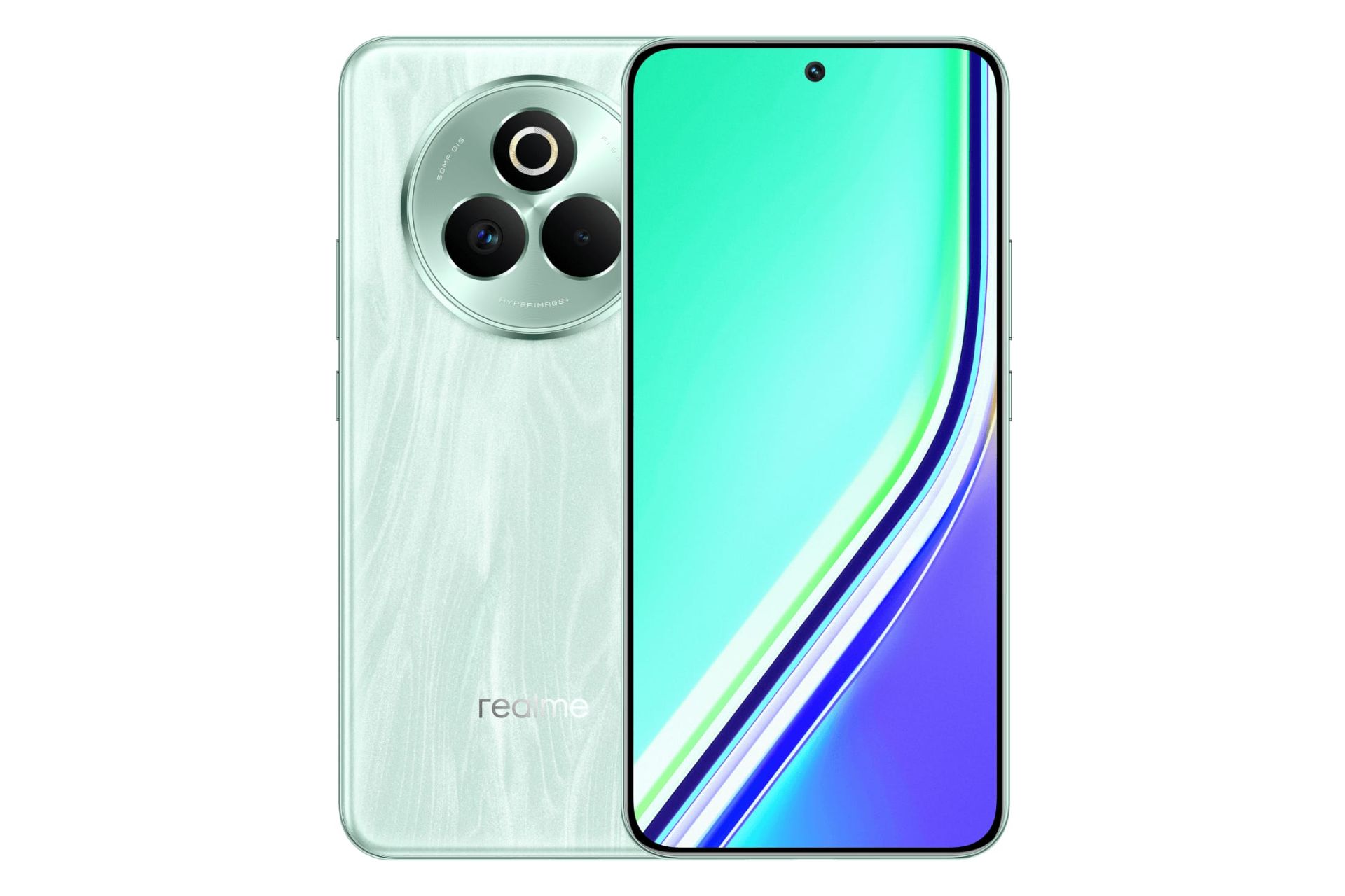 پنل جلو و پشت گوشی موبایل ریلمی P3 پرو سبز روشن / Realme P3 Pro