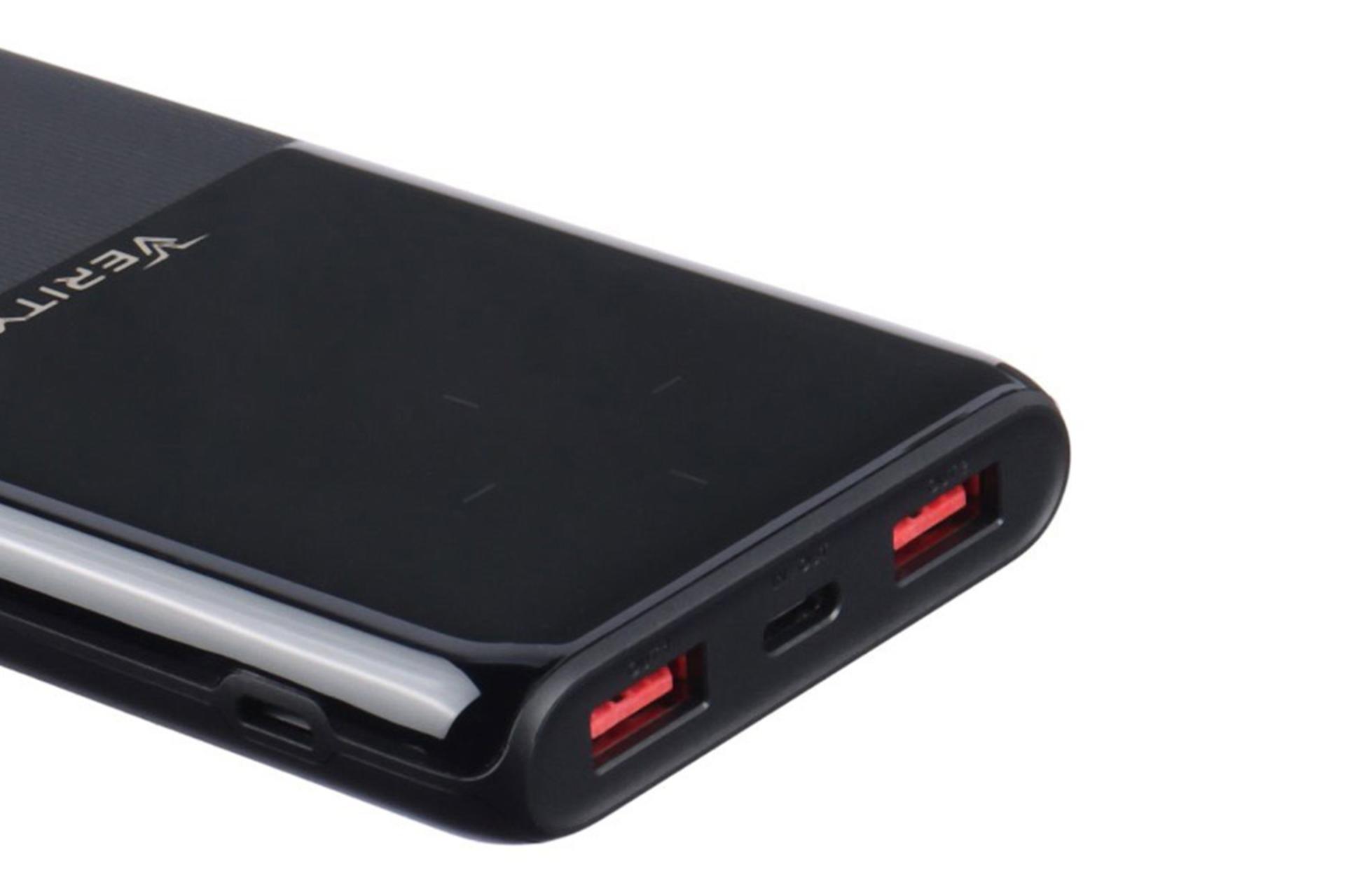 درگاه های پاور بانک گرین لیون Verity V-PU148PD 10000mAh
